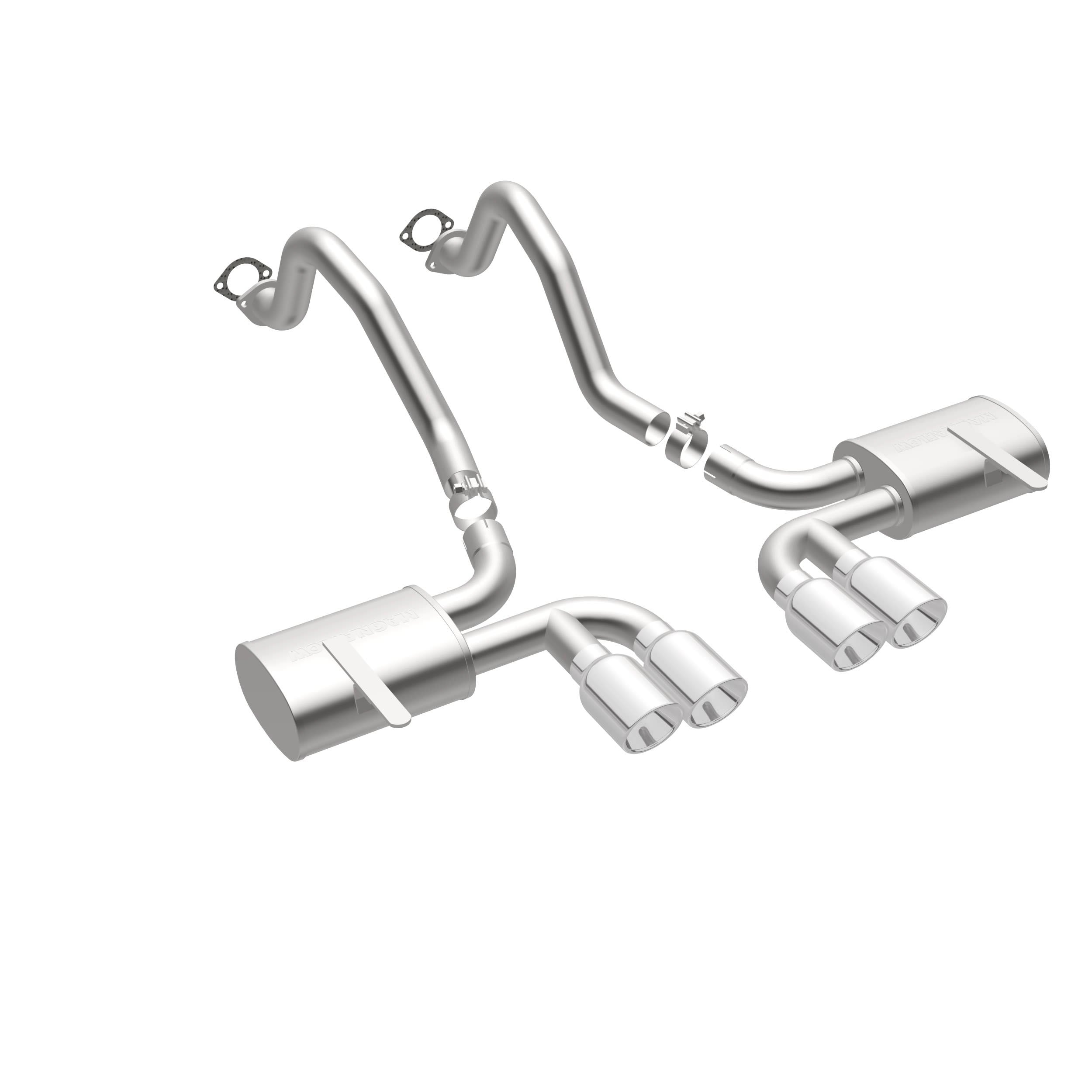 MagnaFlow Exhaust Products 16732 - Street Series Polished Axle Back System 2