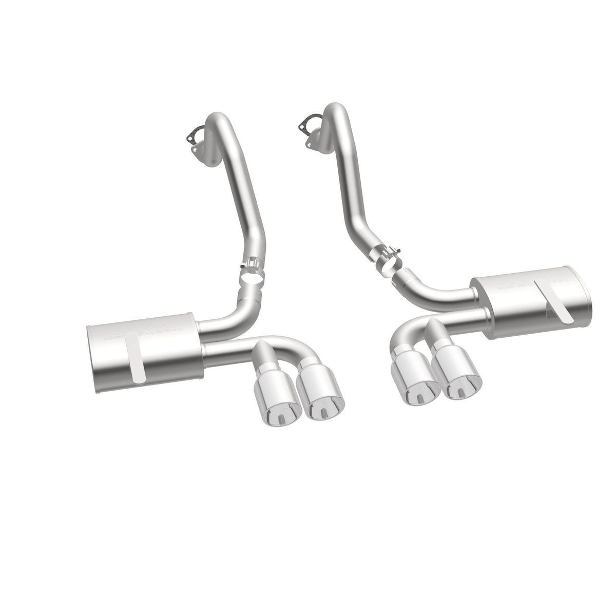 MagnaFlow Exhaust Products 16732 - Street Series Polished Axle Back System 3