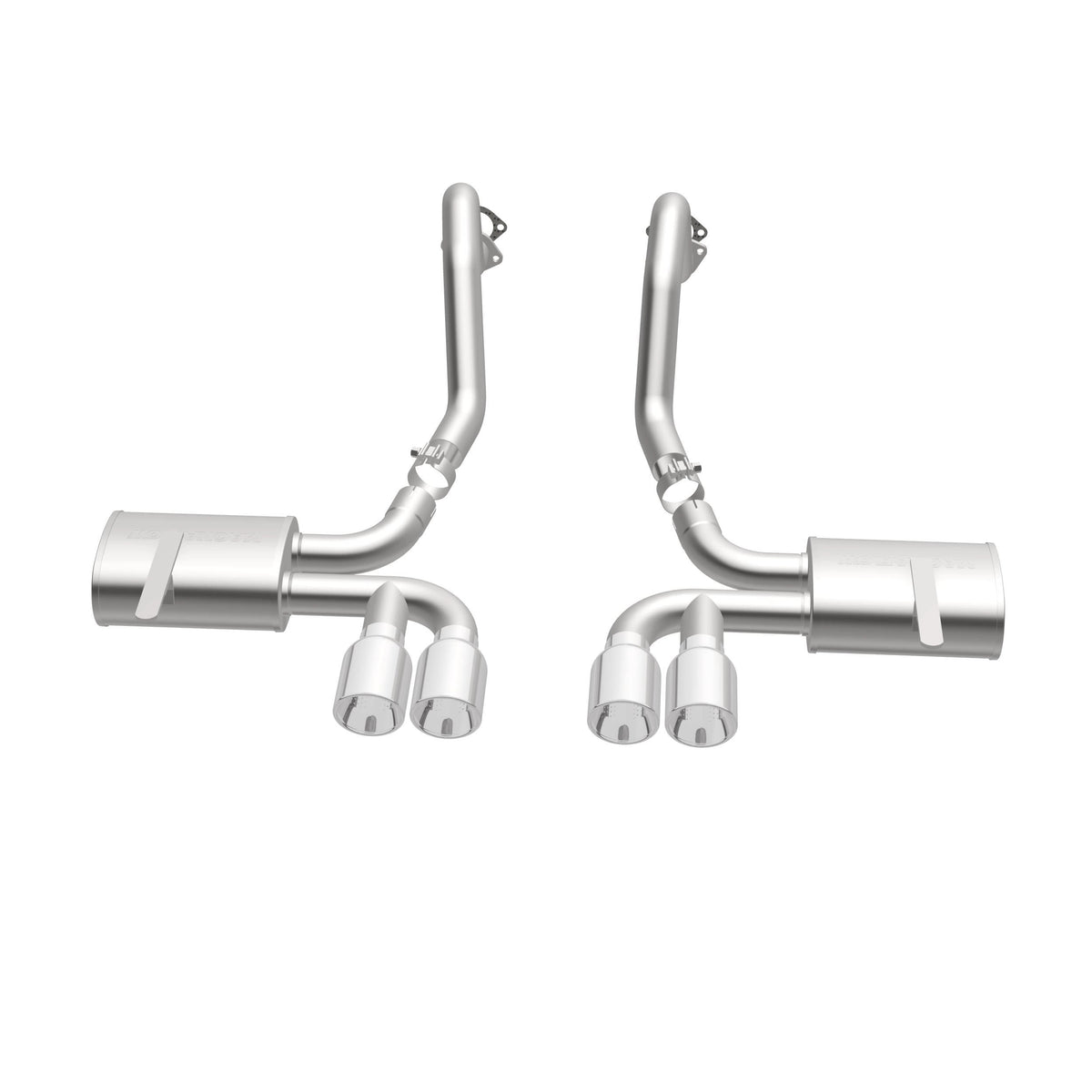 MagnaFlow Exhaust Products 16732 - Street Series Polished Axle Back System 4