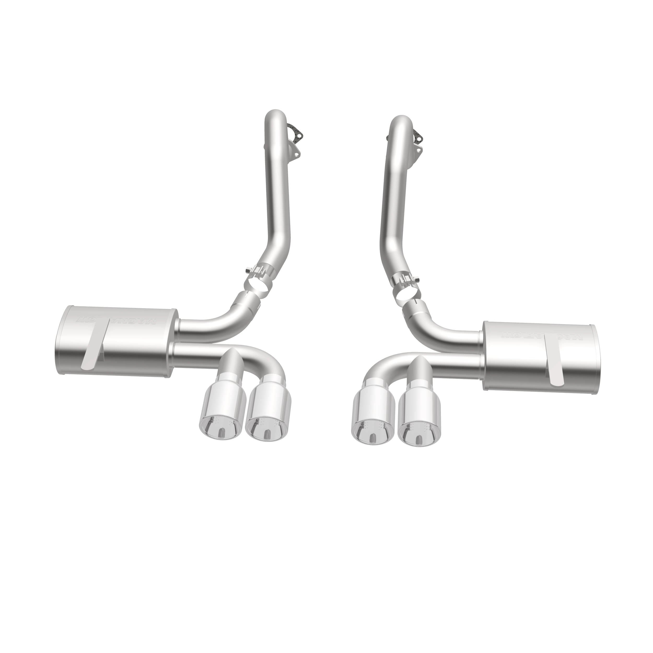 MagnaFlow Exhaust Products 16732 - Street Series Polished Axle Back System 4