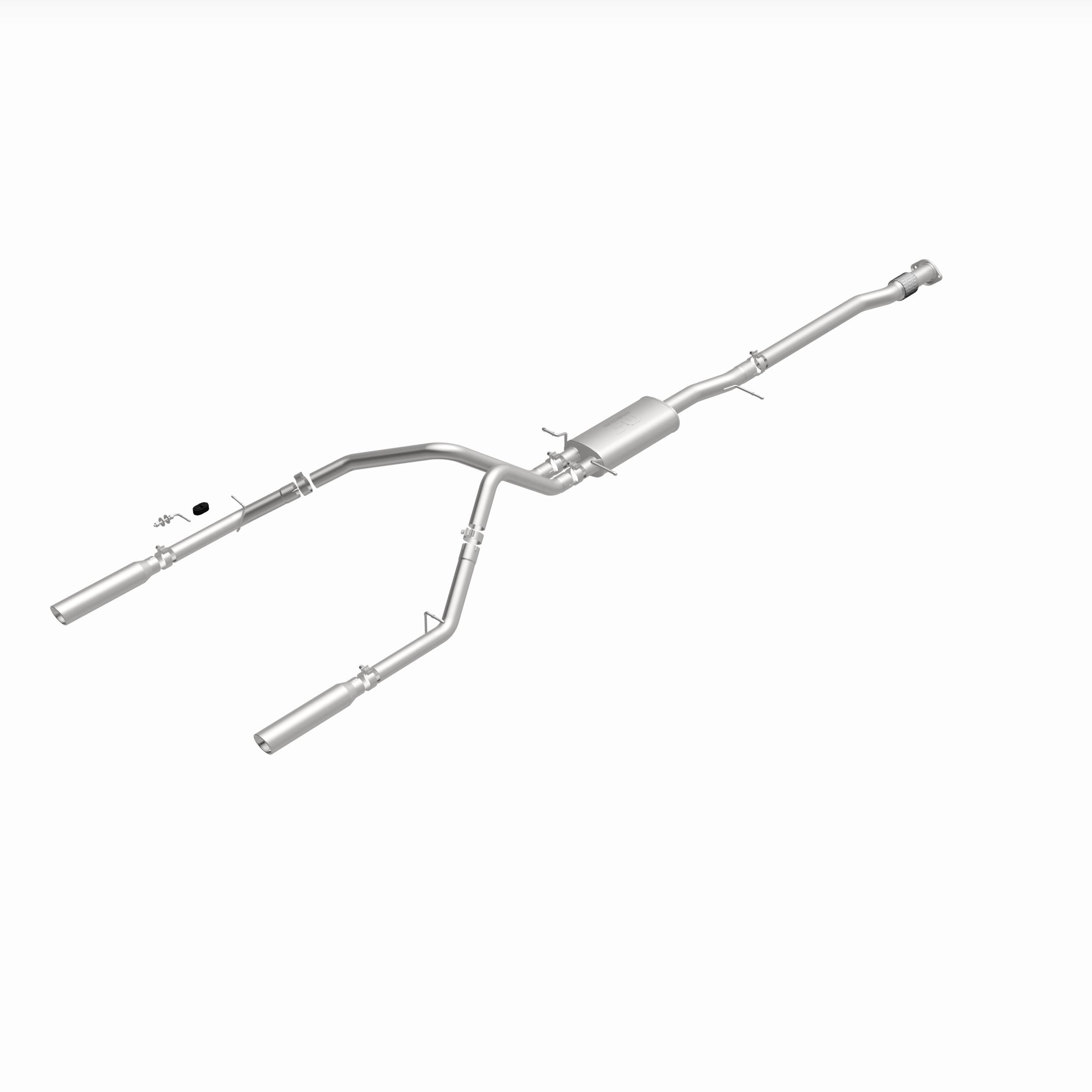 MagnaFlow Exhaust Products 16741 - Street Series Polished Cat-Back System 4