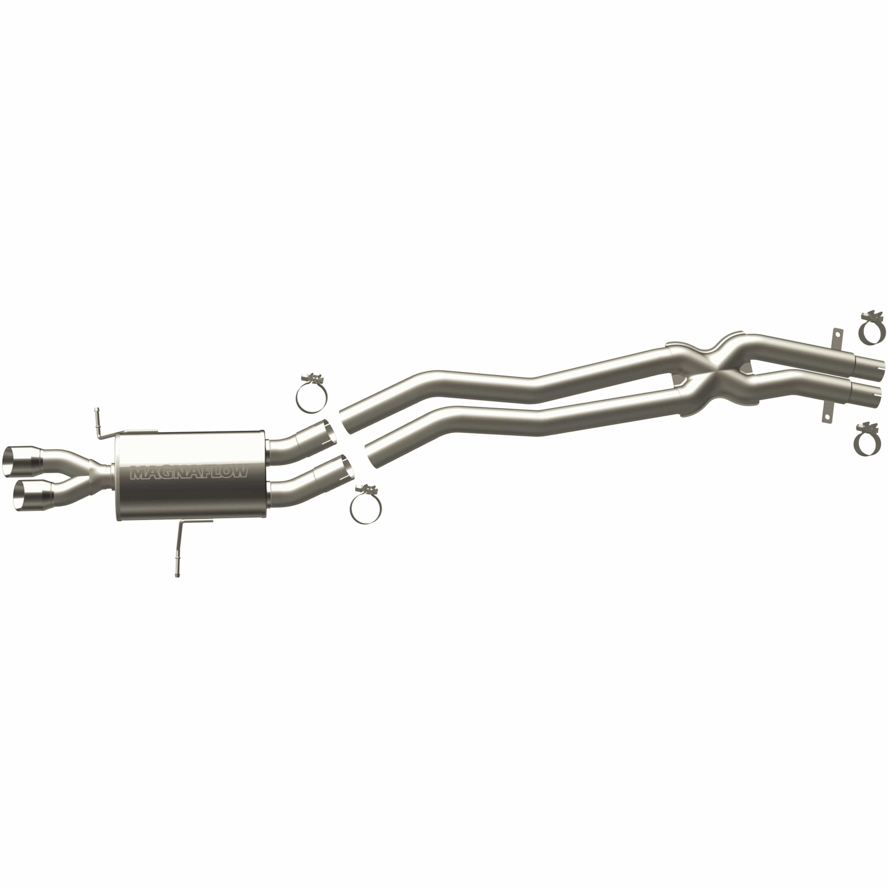 MagnaFlow Exhaust Products Exhaust MagnaFlow Exhaust Products 16748 - Touring Series Polished Cat-Back System