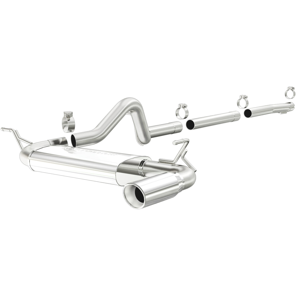 MagnaFlow Exhaust Products 16751 Street cat-back exhaust system kit for 2007-2011 Jeep Wrangler