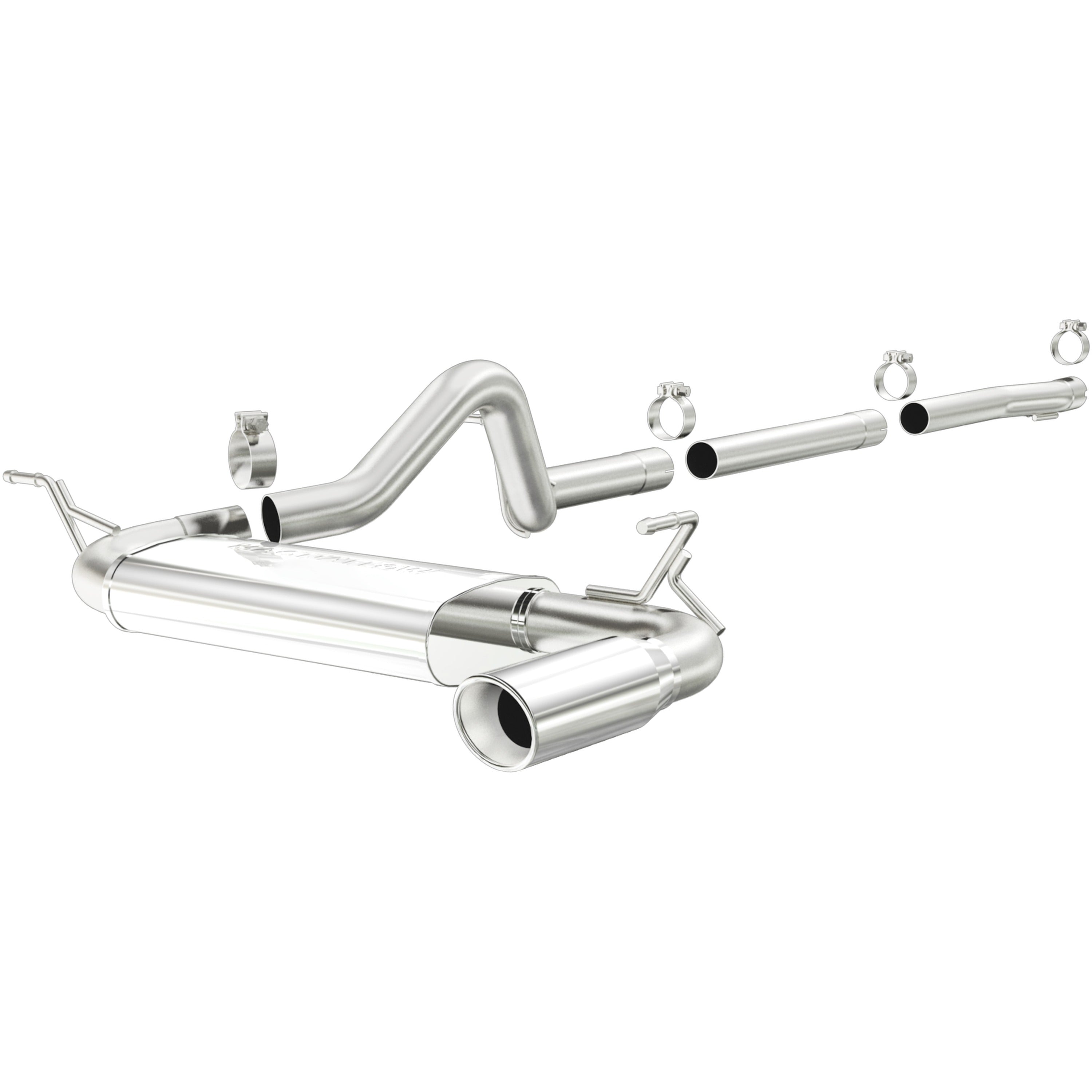 MagnaFlow Exhaust Products 16751 - Street Series Polished Cat-Back System 1