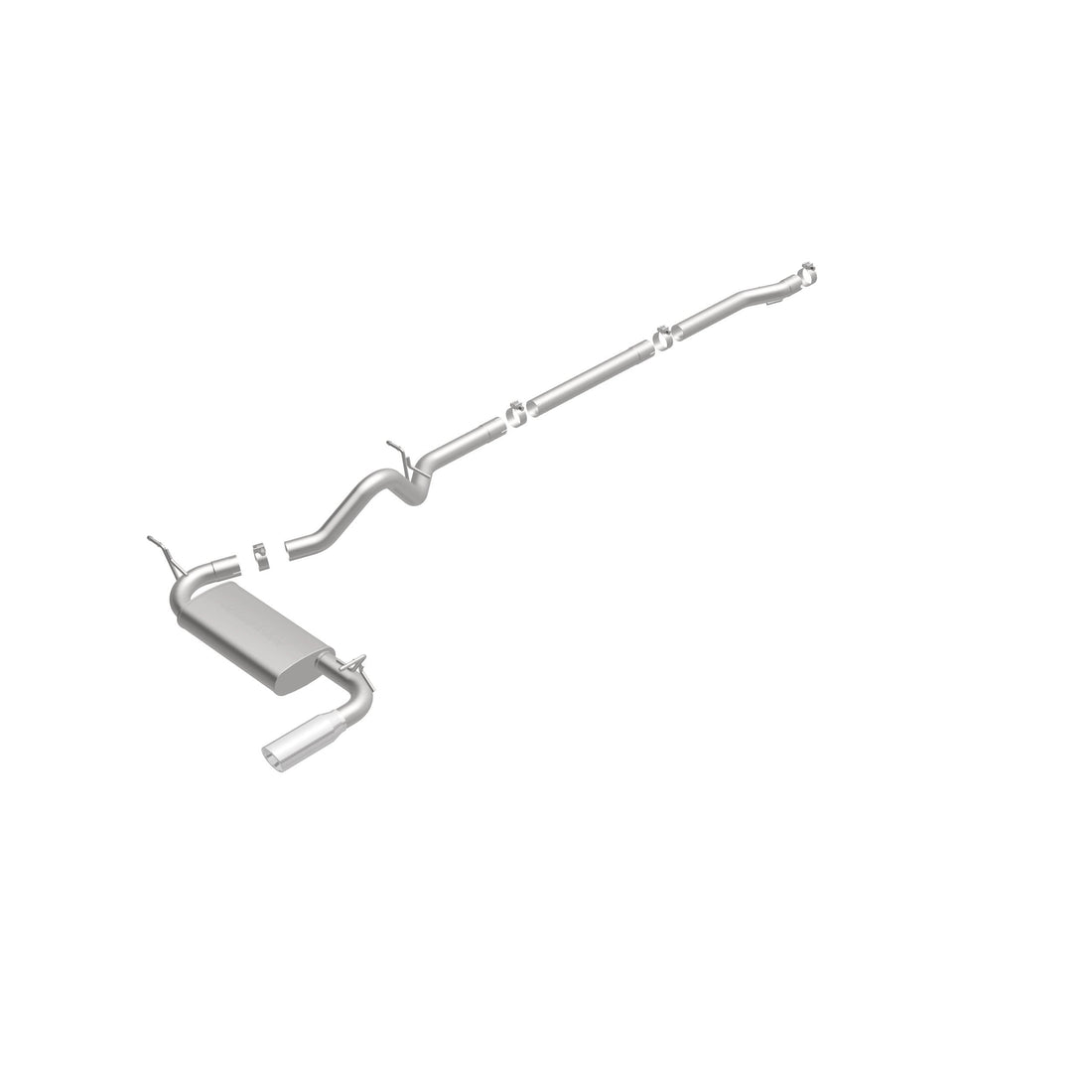 MagnaFlow Exhaust Products 16751 Street cat-back exhaust system kit for 2007-2011 Jeep Wrangler, view 2