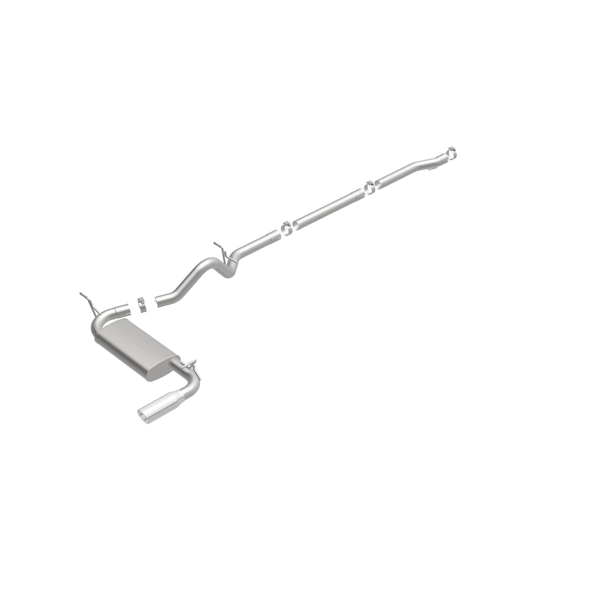 MagnaFlow Exhaust Products 16751 Street cat-back exhaust system kit for 2007-2011 Jeep Wrangler, view 3