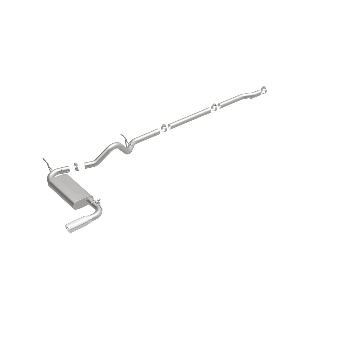 MagnaFlow Exhaust Products 16751 Street cat-back exhaust system kit for 2007-2011 Jeep Wrangler, view 4