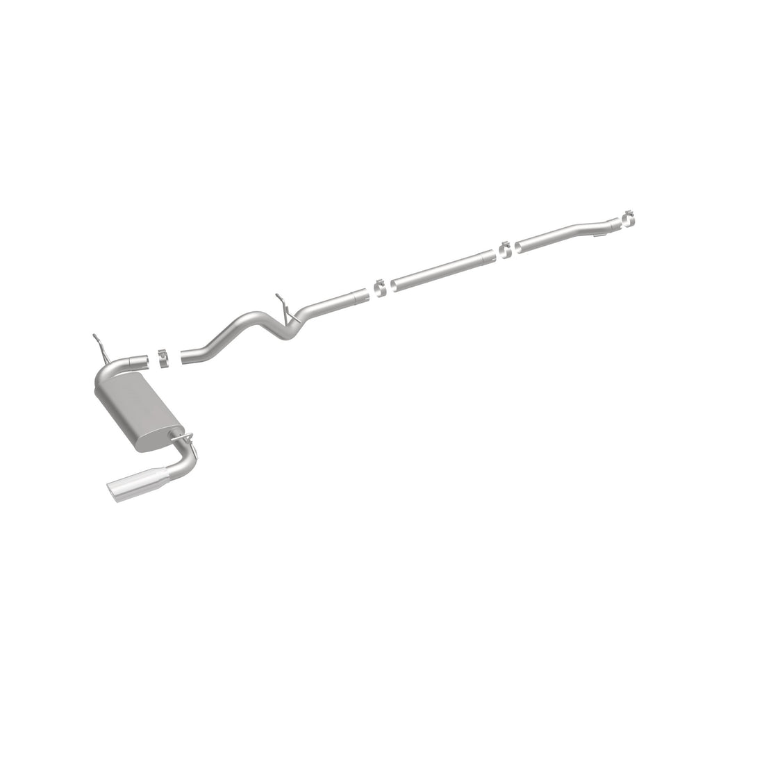 MagnaFlow Exhaust Products 16751 Street cat-back exhaust system kit for 2007-2011 Jeep Wrangler, view 5