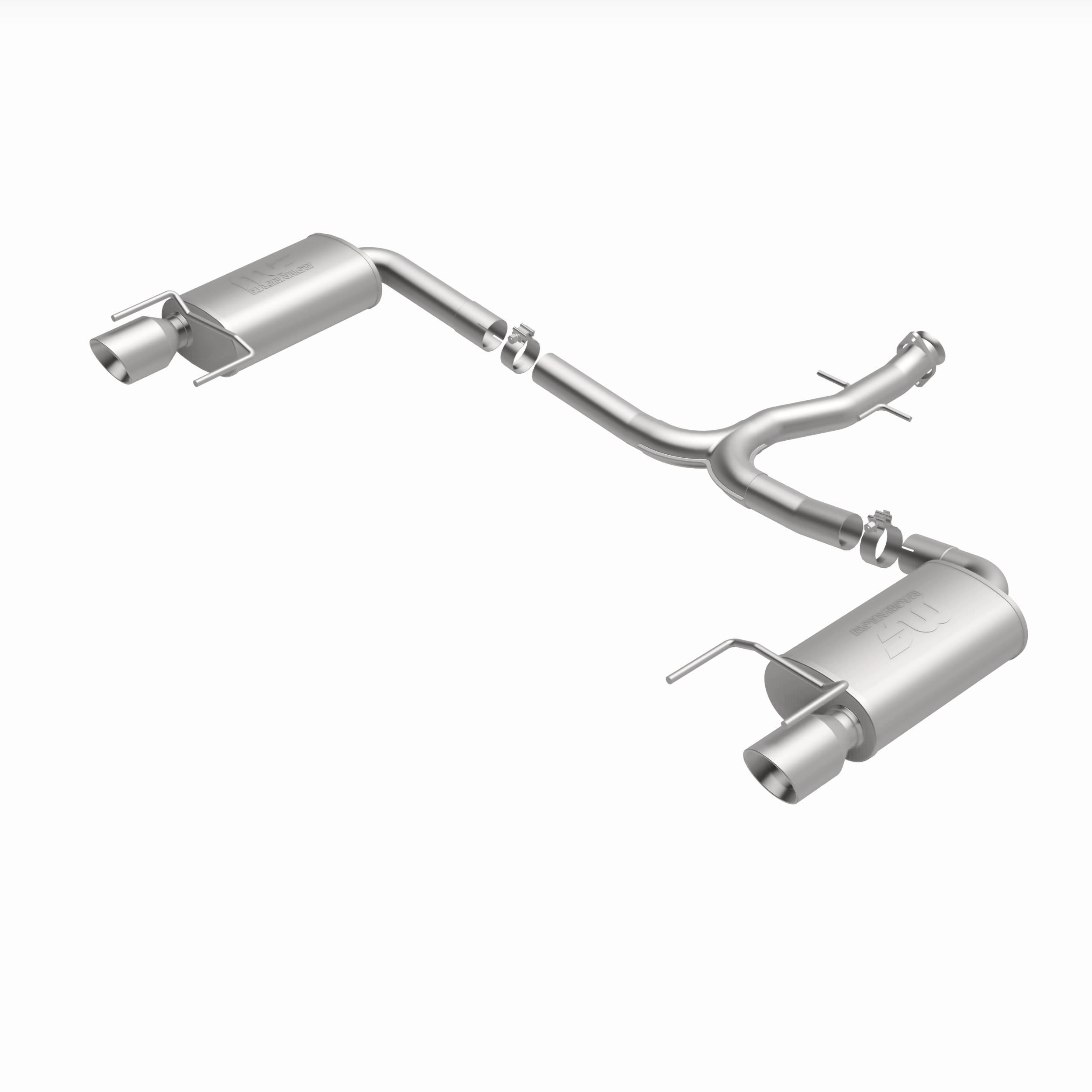 MagnaFlow Exhaust Products 16764 - Street Series Polished Cat-Back System 4