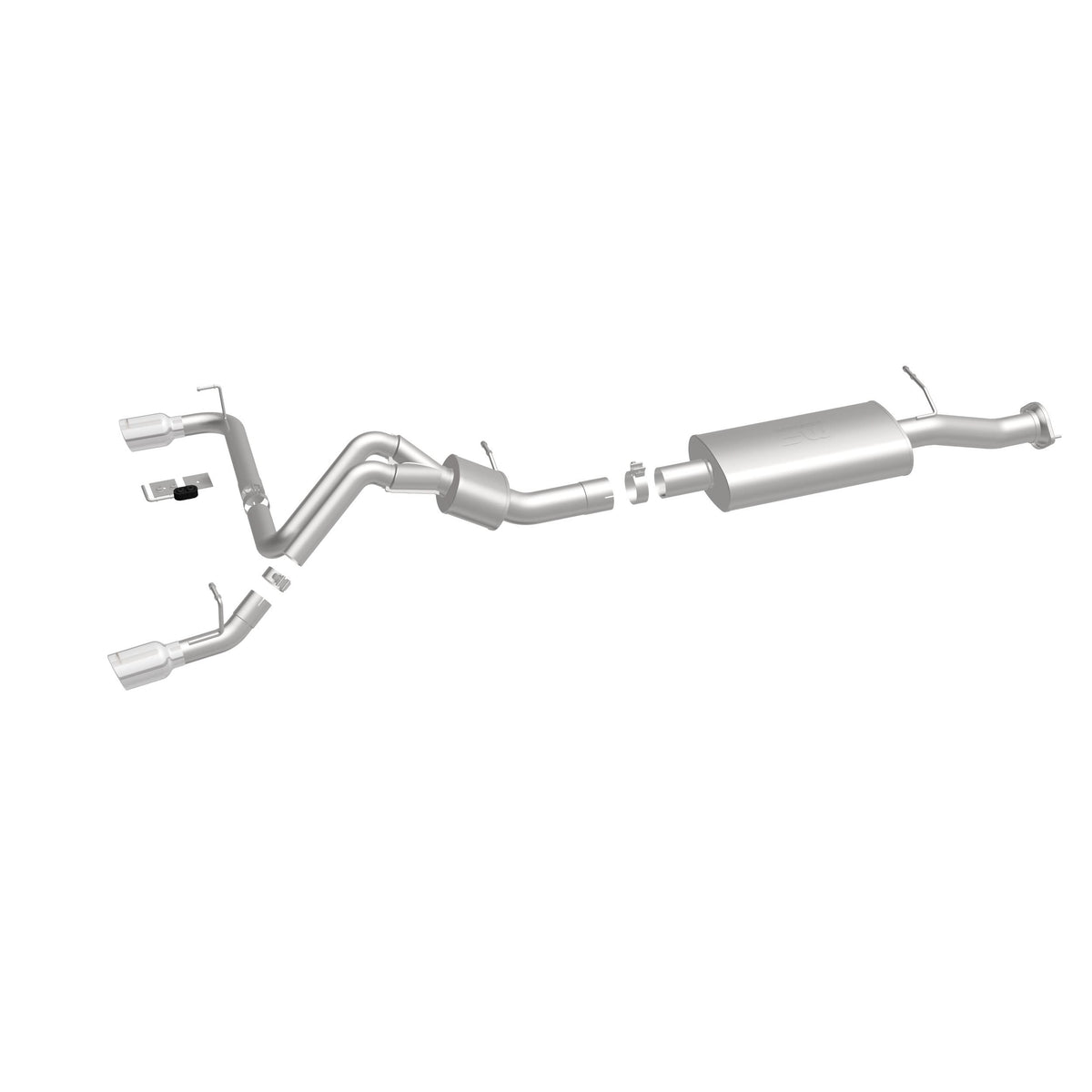 MagnaFlow Exhaust Products 16772 - Street Series Polished Cat-Back System 1