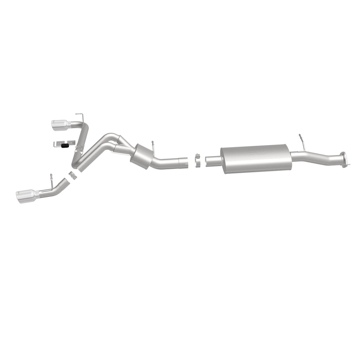 MagnaFlow Exhaust Products 16772 - Street Series Polished Cat-Back System 2