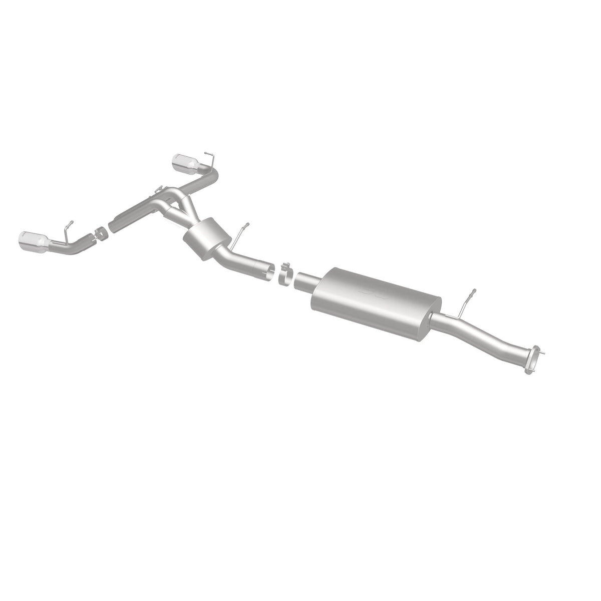MagnaFlow Exhaust Products 16772 - Street Series Polished Cat-Back System 4