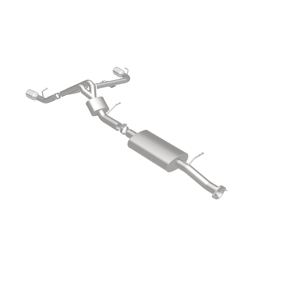 MagnaFlow Exhaust Products 16772 - Street Series Polished Cat-Back System 5