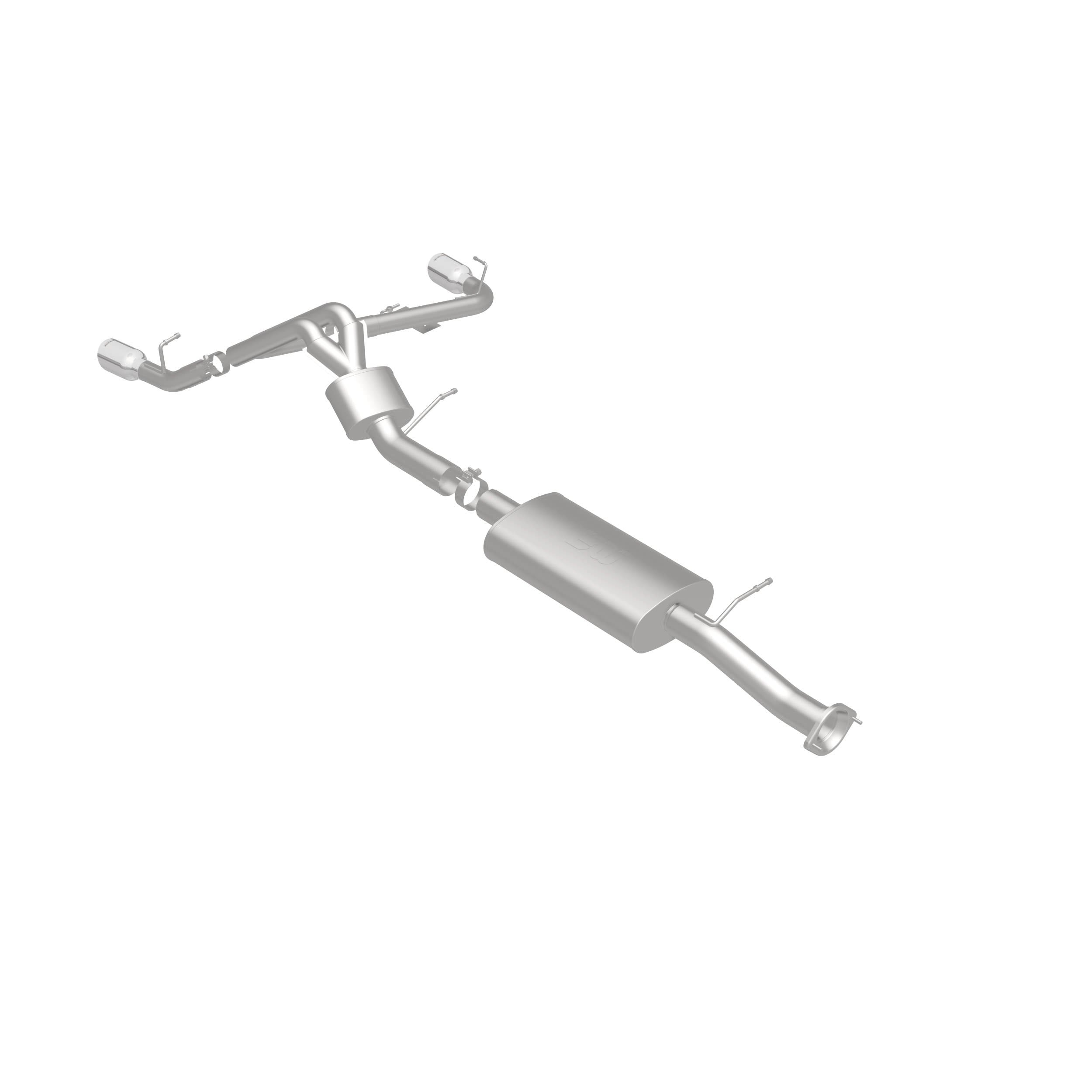 MagnaFlow Exhaust Products 16772 - Street Series Polished Cat-Back System 5