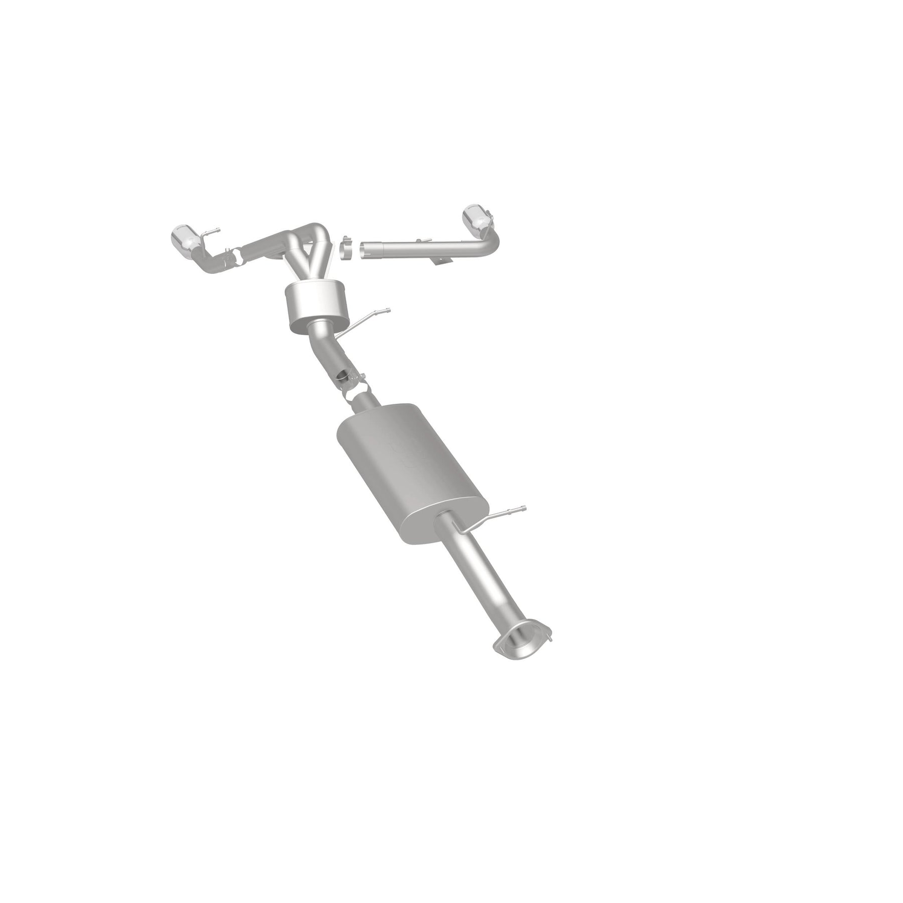MagnaFlow Exhaust Products 16772 - Street Series Polished Cat-Back System