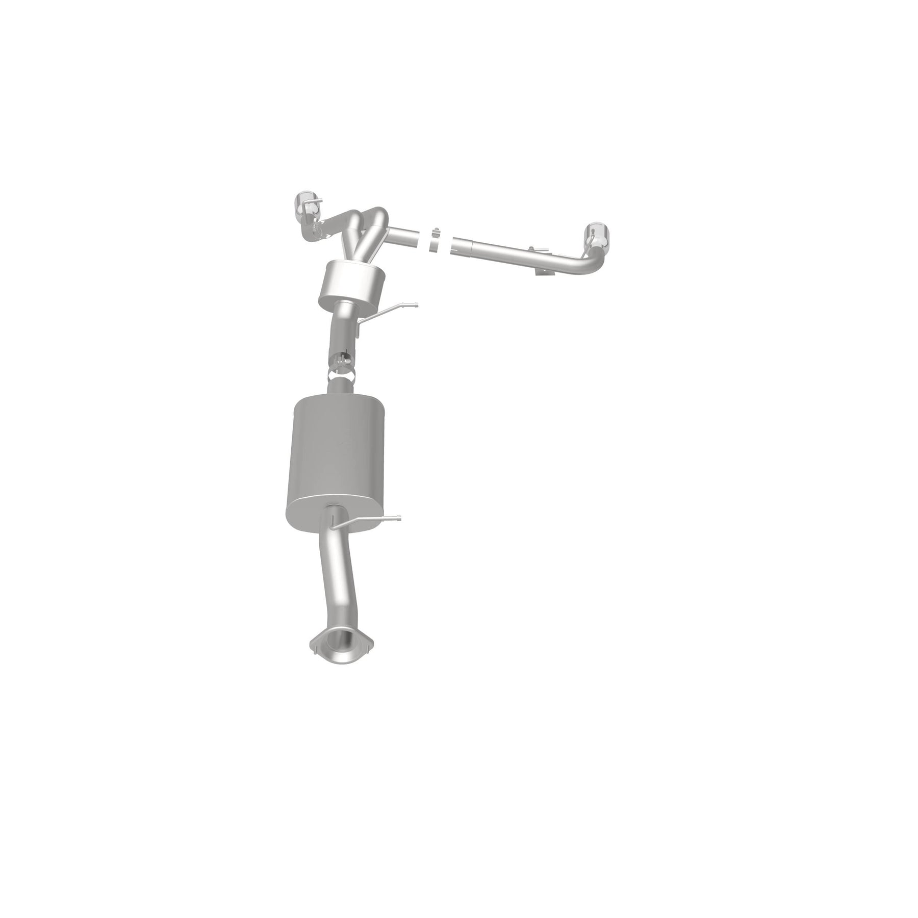 MagnaFlow Exhaust Products 16772 - Street Series Polished Cat-Back System