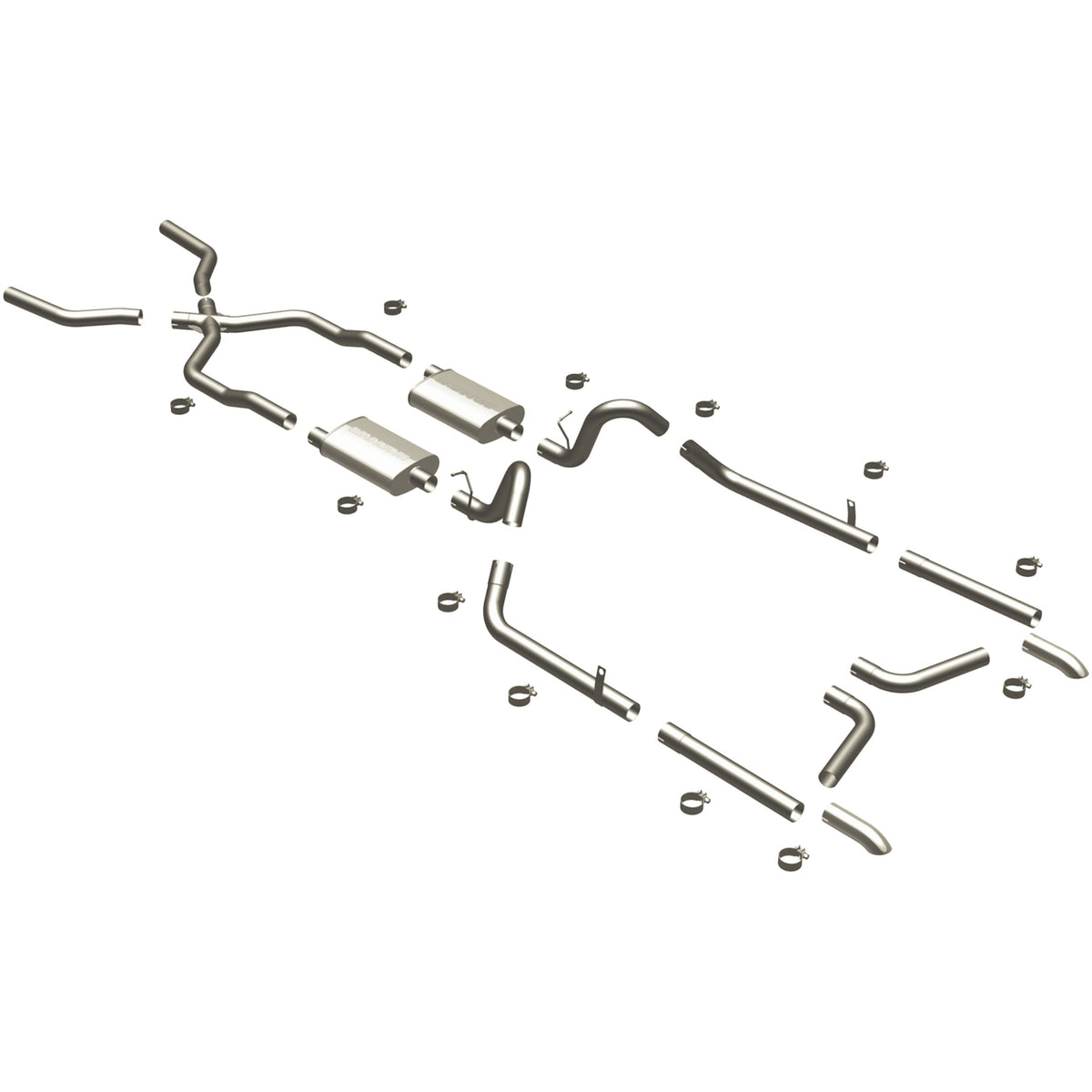 MagnaFlow Exhaust Products 16792 - Street Series Polished System 1