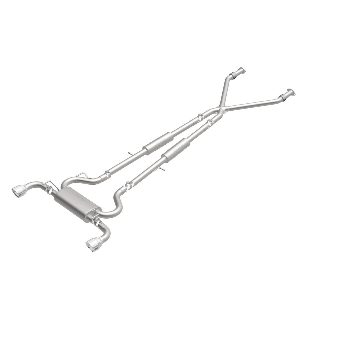 MagnaFlow Exhaust Products 16820 - Street Series Polished Cat-Back System 2