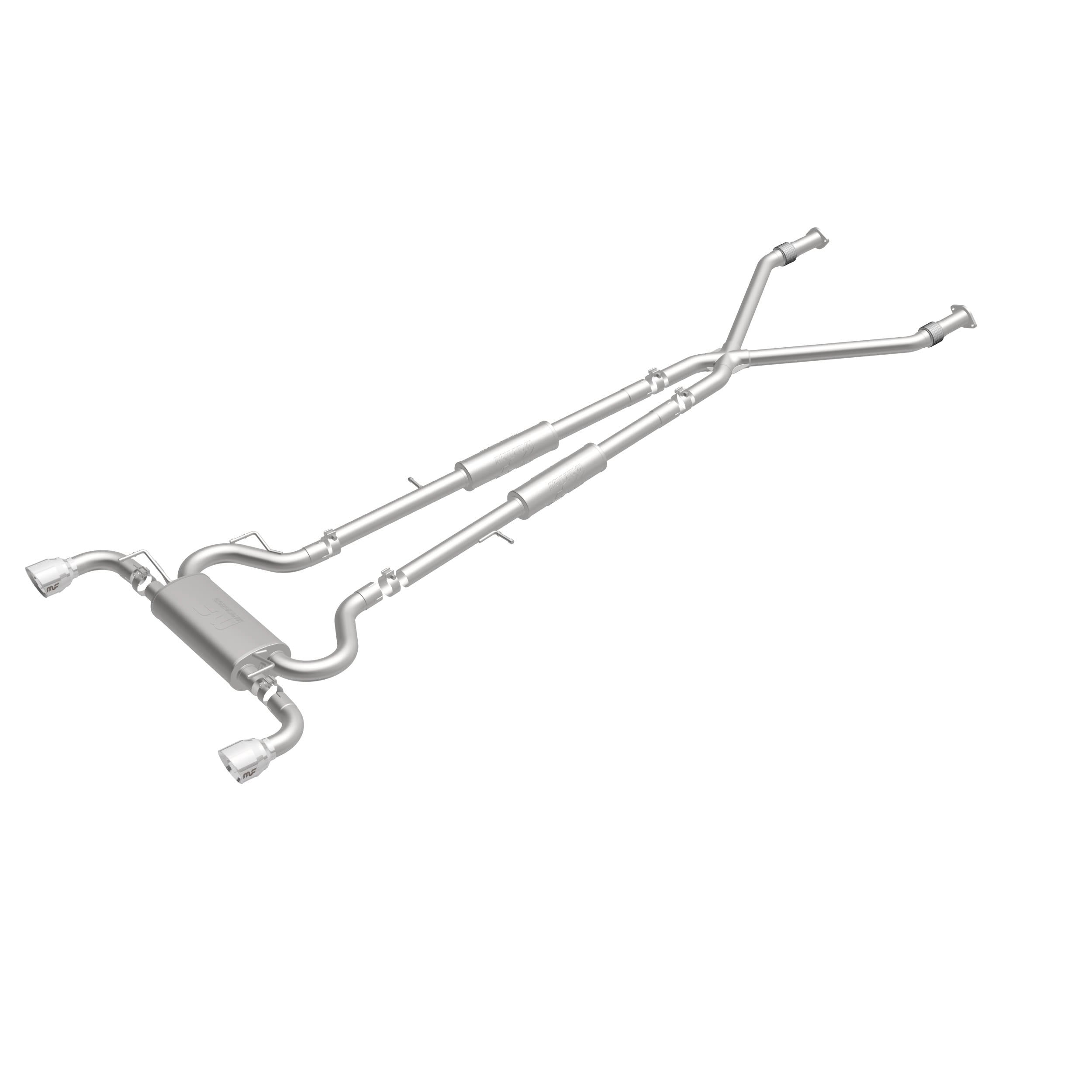 MagnaFlow Exhaust Products 16820 - Street Series Polished Cat-Back System 4