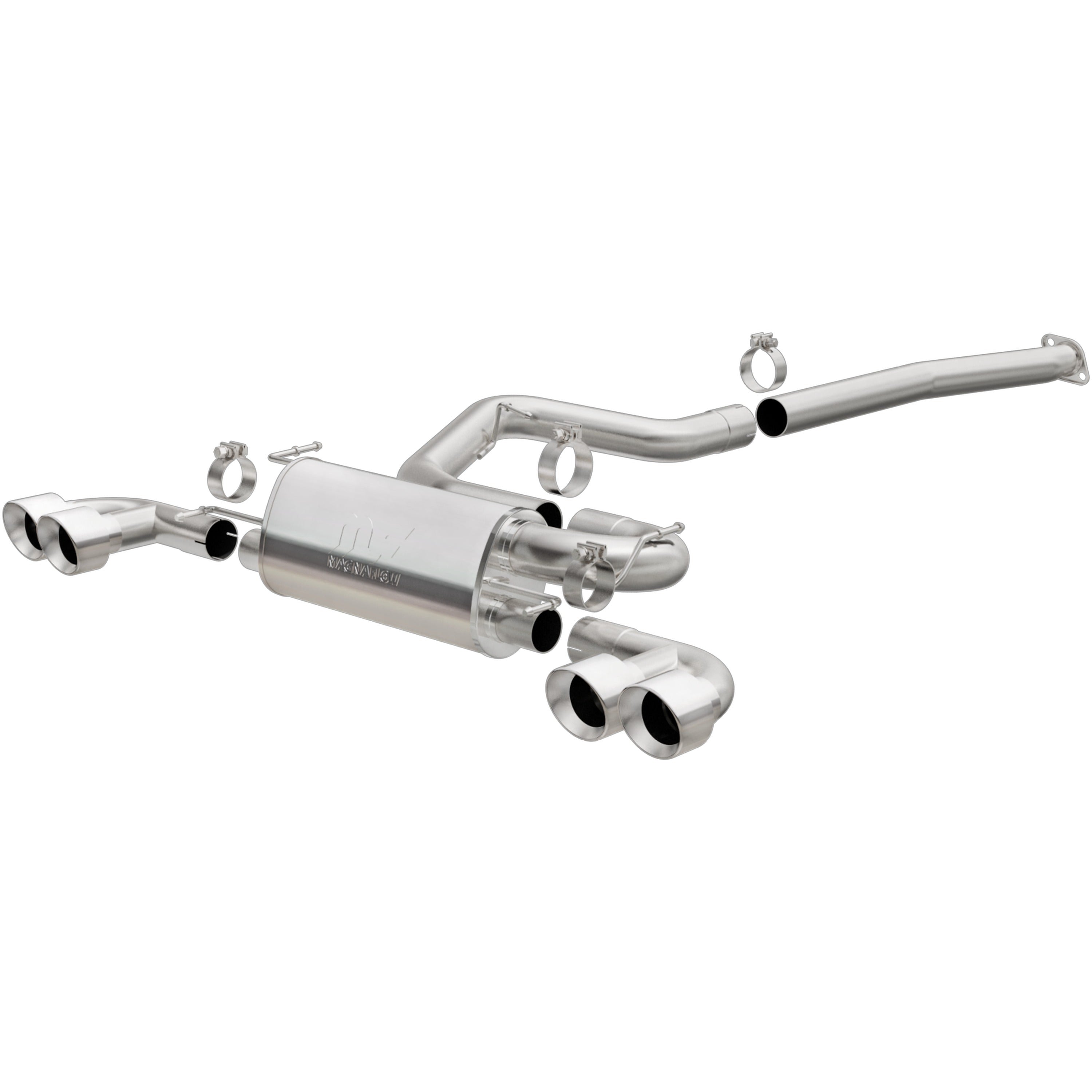 MagnaFlow Exhaust Products 16824 - Street Series Polished Cat-Back System 5