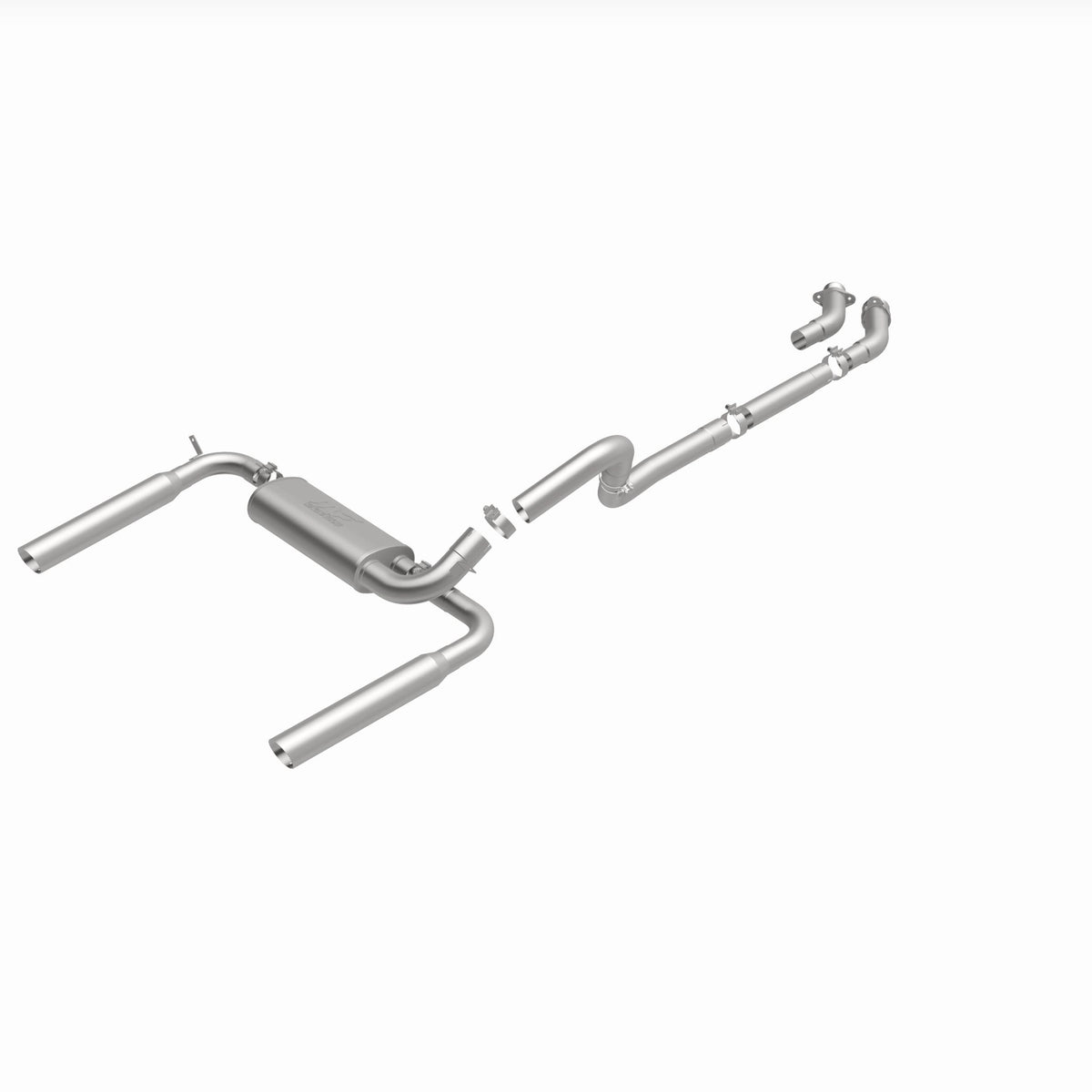 MagnaFlow Exhaust Products 16829 - Street Series Polished Cat-Back System 3