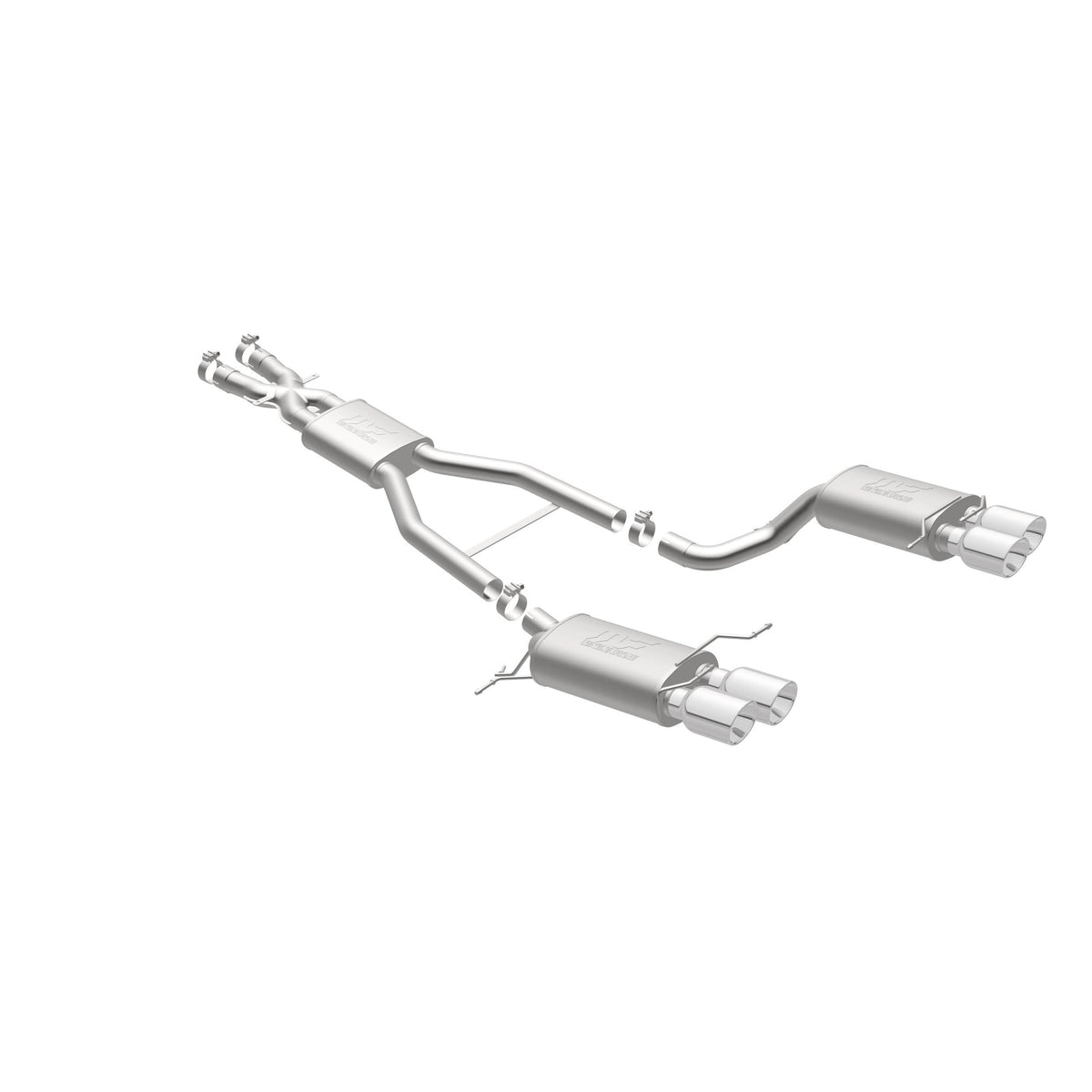 MagnaFlow Exhaust Products 16859 - Touring Series Polished Cat-Back System 1