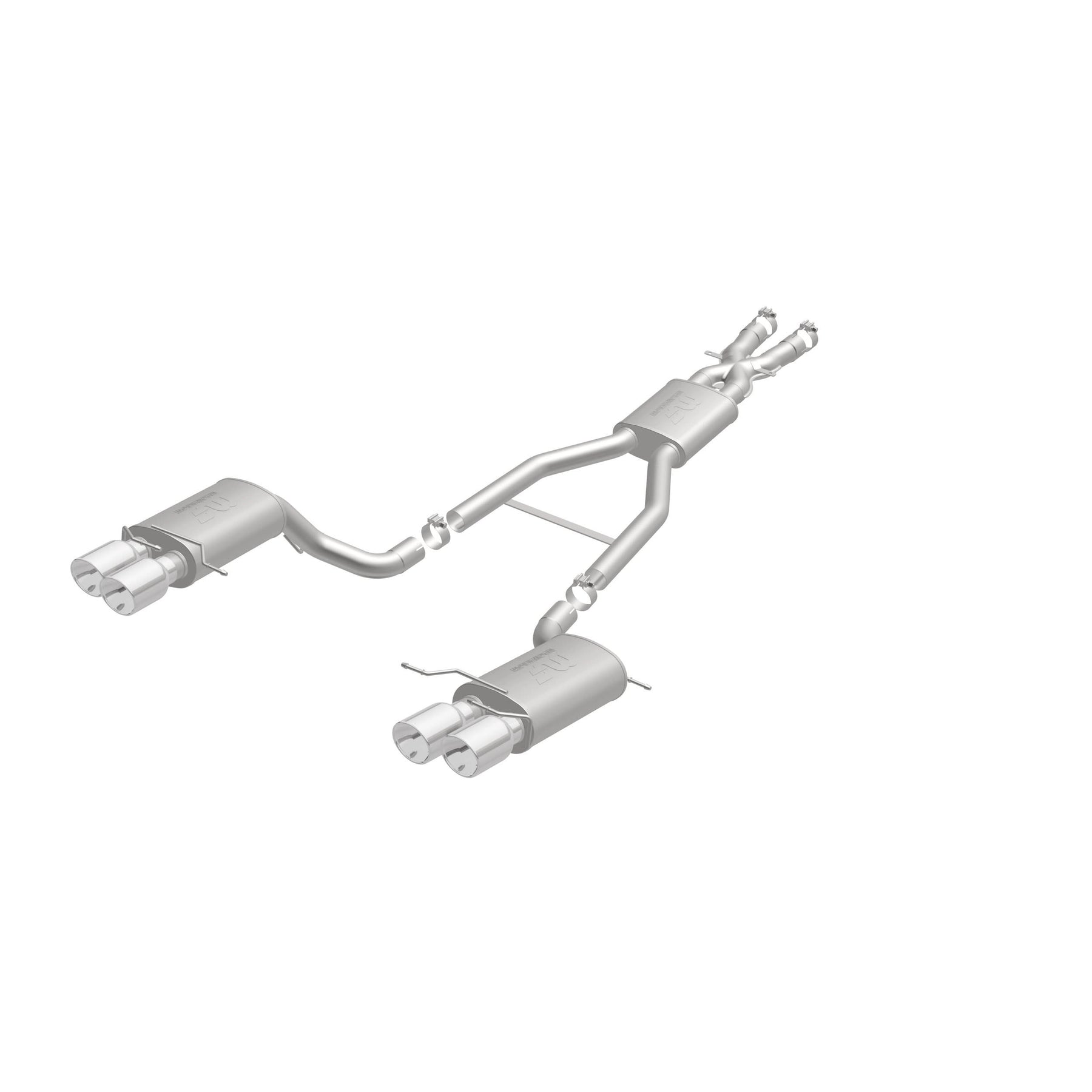 MagnaFlow Exhaust Products 16859 - Touring Series Polished Cat-Back System
