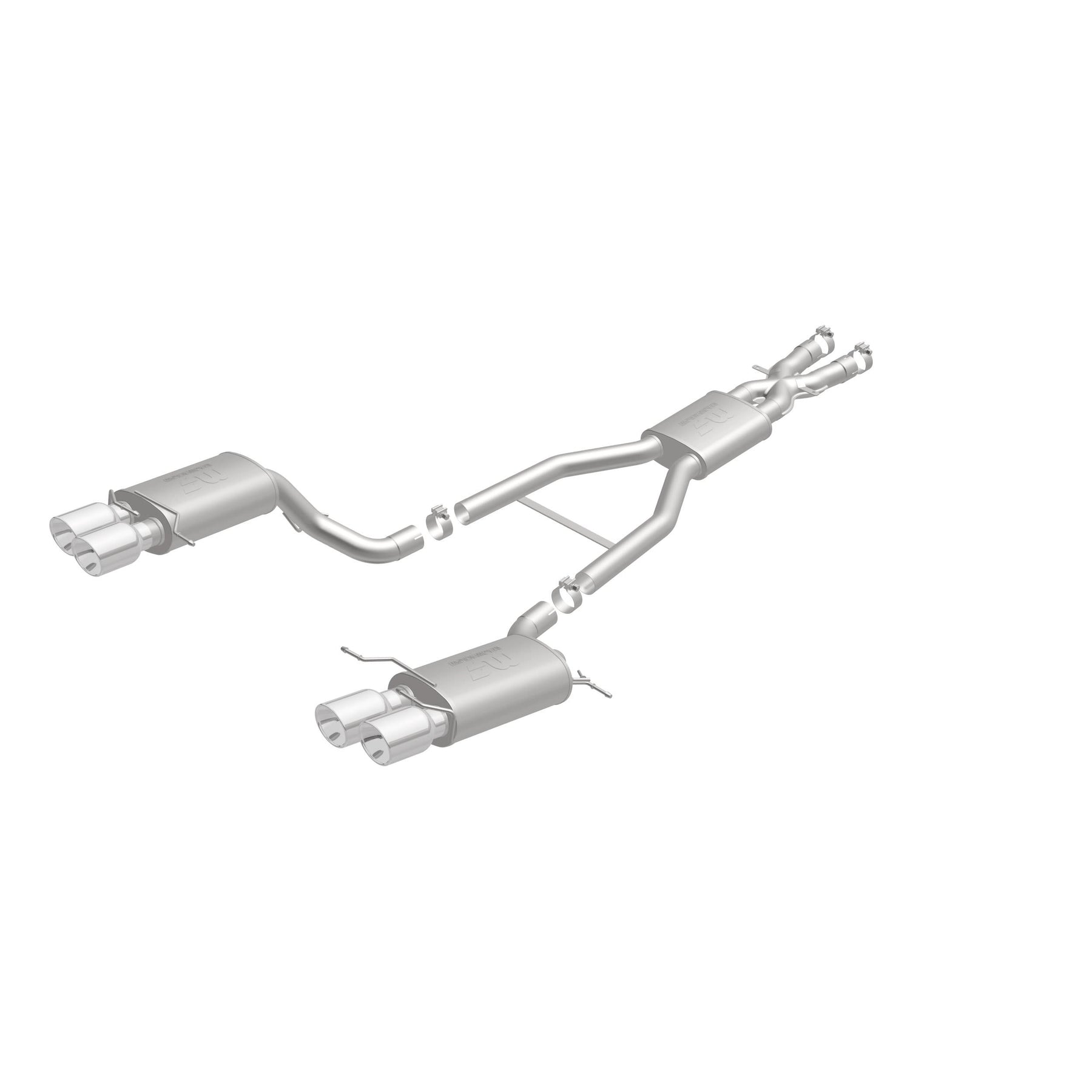 MagnaFlow Exhaust Products 16859 - Touring Series Polished Cat-Back System