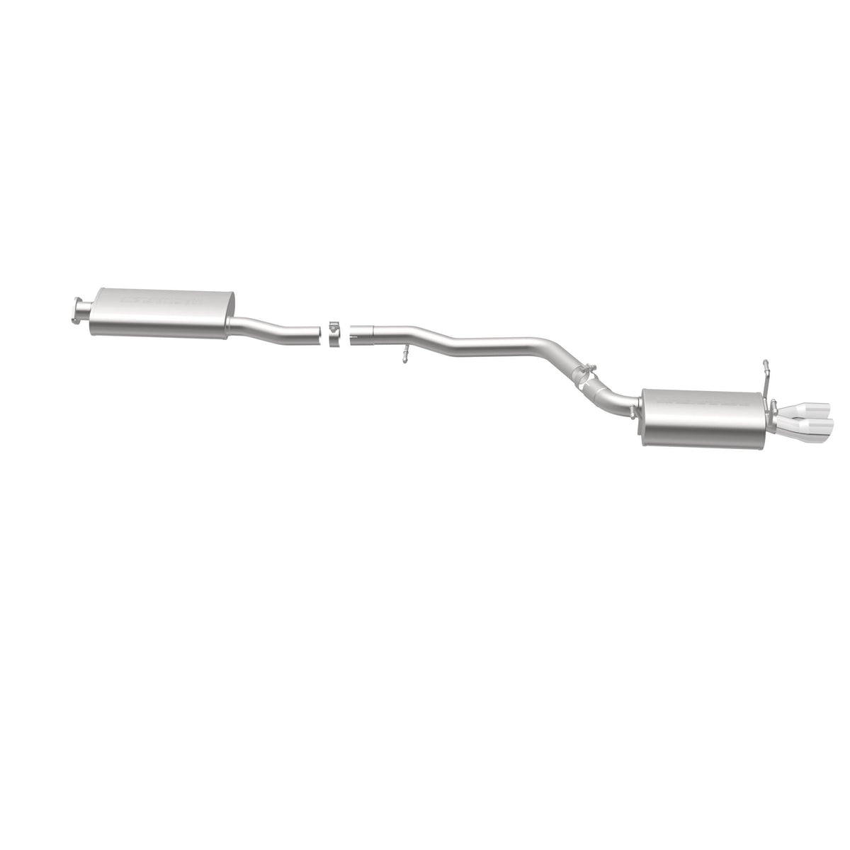 MagnaFlow Exhaust Products 16861 - Street Series Polished Cat-Back System 4