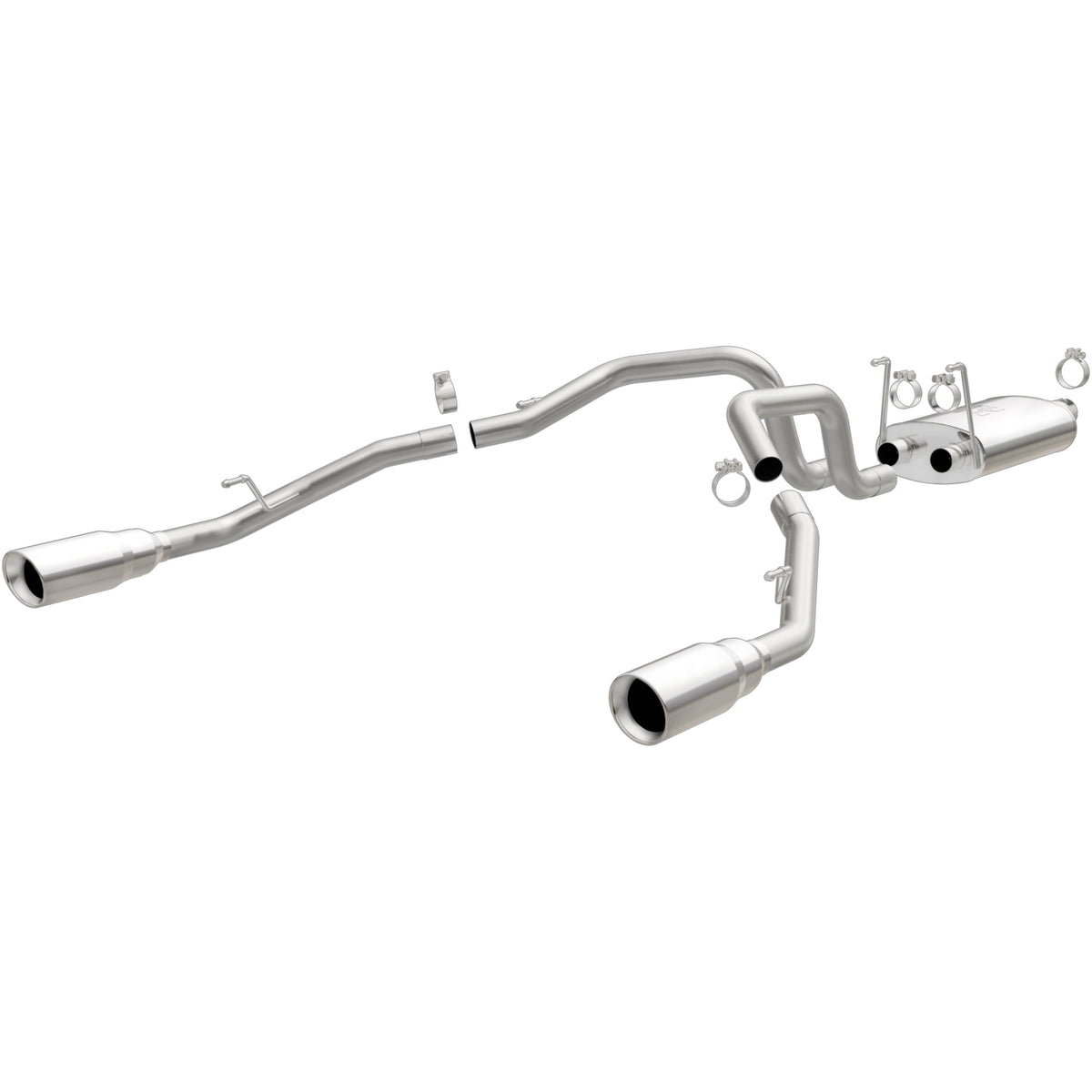 MagnaFlow Exhaust Products 16869 - Street Series Polished Cat-Back System 1