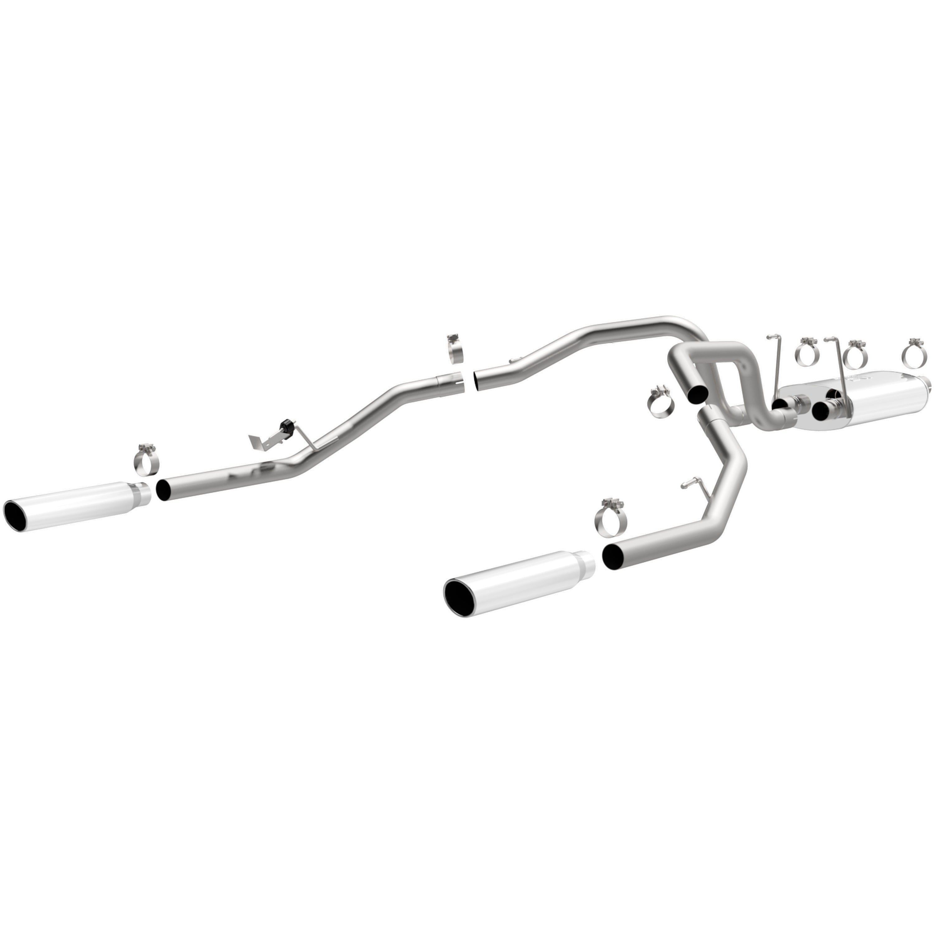 MagnaFlow Exhaust Products 16870 - Street Series Polished Cat-Back System 4