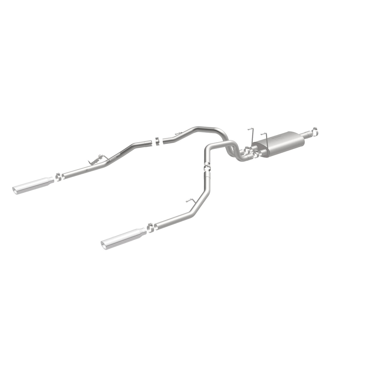 MagnaFlow Exhaust Products 16870 - Street Series Polished Cat-Back System 5