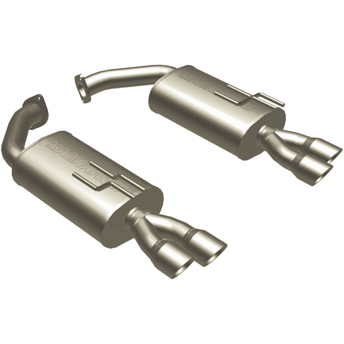 MagnaFlow Exhaust Products 16883 - Street Series Polished Axle Back System 3