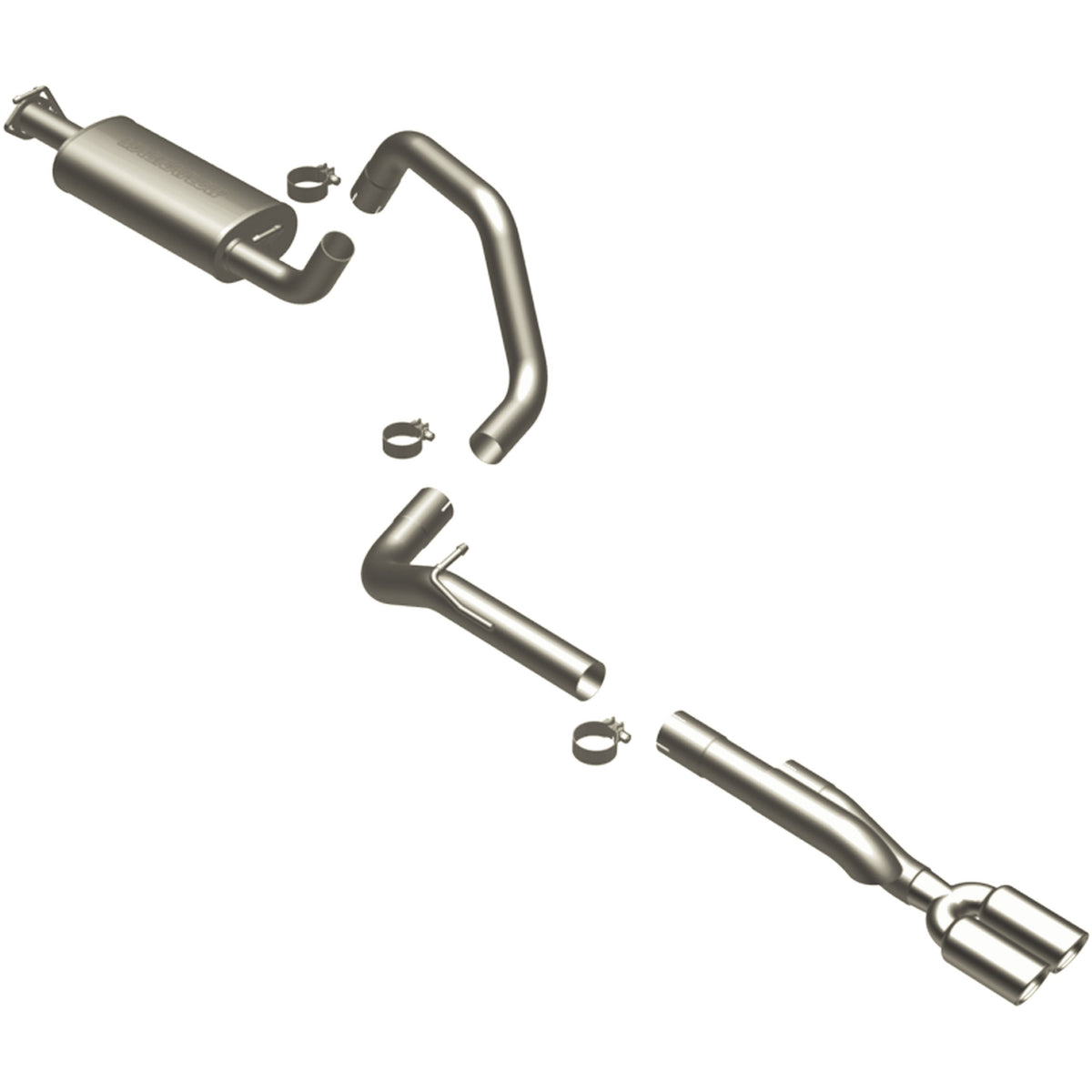 MagnaFlow Exhaust Products 16888 - Touring Series Polished Cat-Back System 4