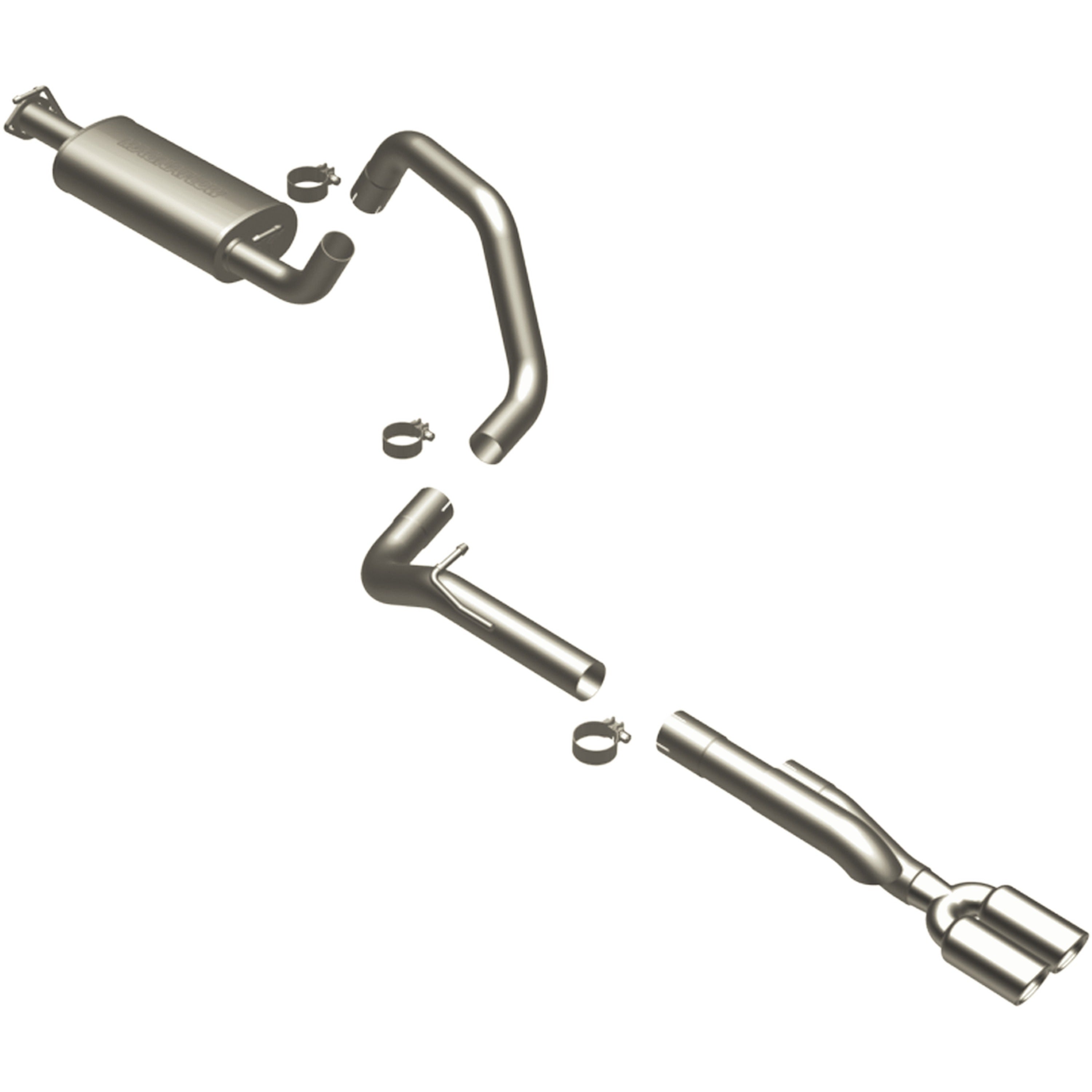 MagnaFlow Exhaust Products 16888 - Touring Series Polished Cat-Back System 4