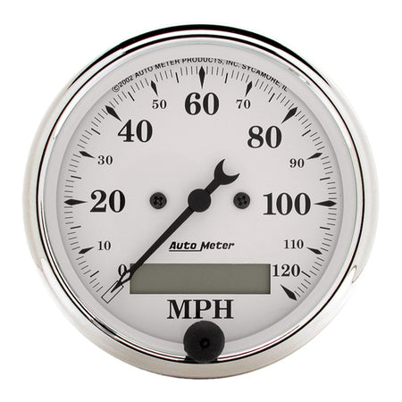 AutoMeter 7033-OTW - DIRECT FIT DASH KIT, CHEVY CAR 55-56, MPH/FUEL/OILP/WTMP/BAT, OTW 5