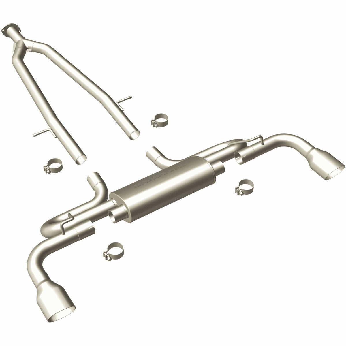 MagnaFlow Exhaust Products Exhaust MagnaFlow Exhaust Products 16917 - Street Series Polished Cat-Back System