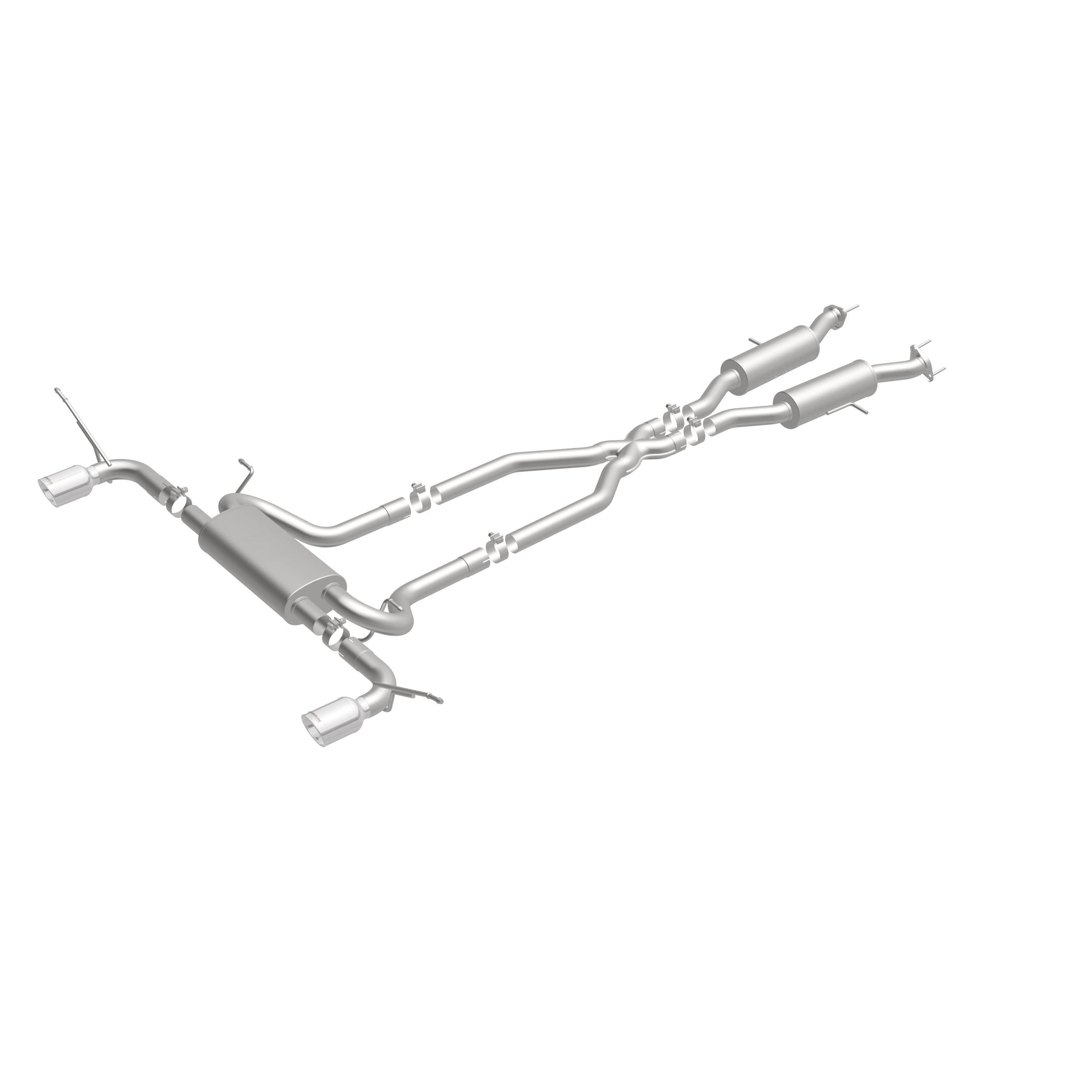 MagnaFlow Exhaust Products 16929 - Street Series Polished Cat-Back System 3