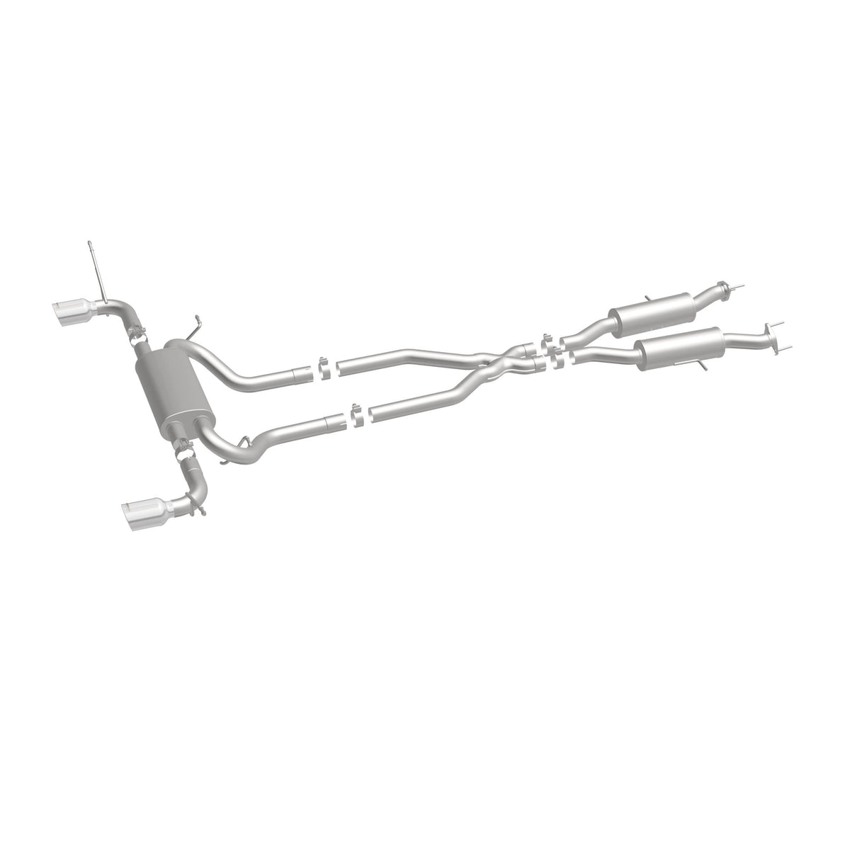 MagnaFlow Exhaust Products 16929 - Street Series Polished Cat-Back System 5
