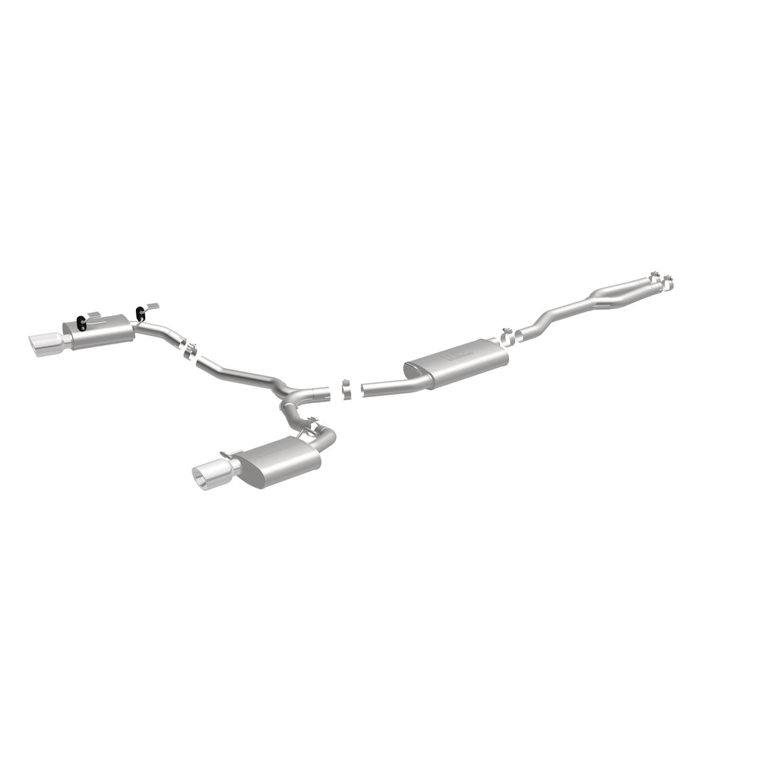 MagnaFlow Exhaust Products 16936 - Street Series Polished Cat-Back System 2