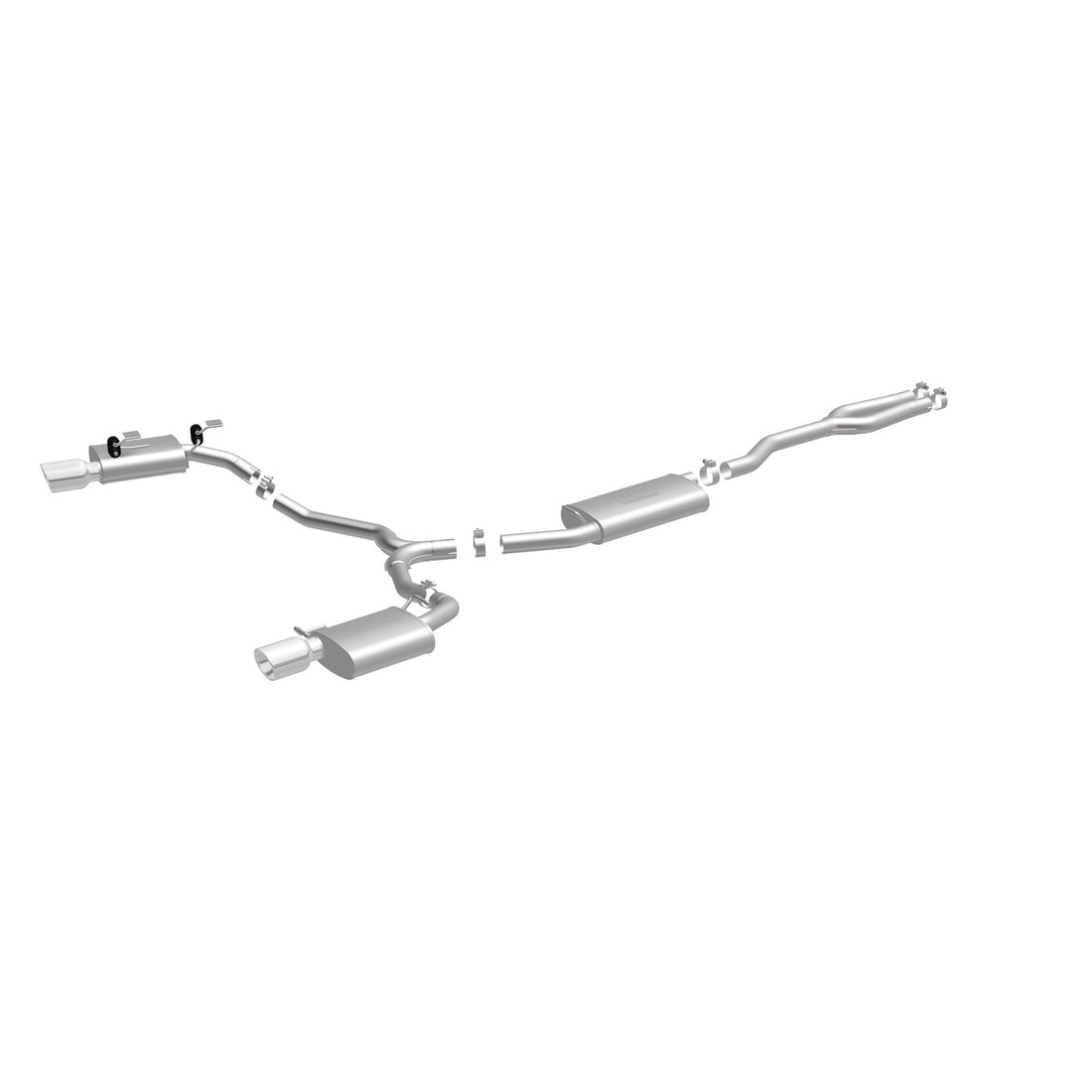 MagnaFlow Exhaust Products 16936 - Street Series Polished Cat-Back System 3