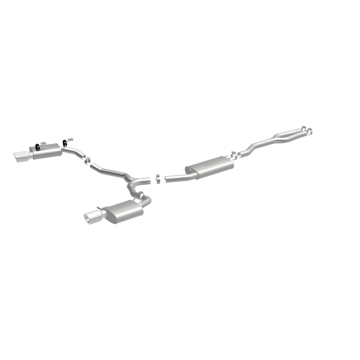 MagnaFlow Exhaust Products 16936 - Street Series Polished Cat-Back System 3