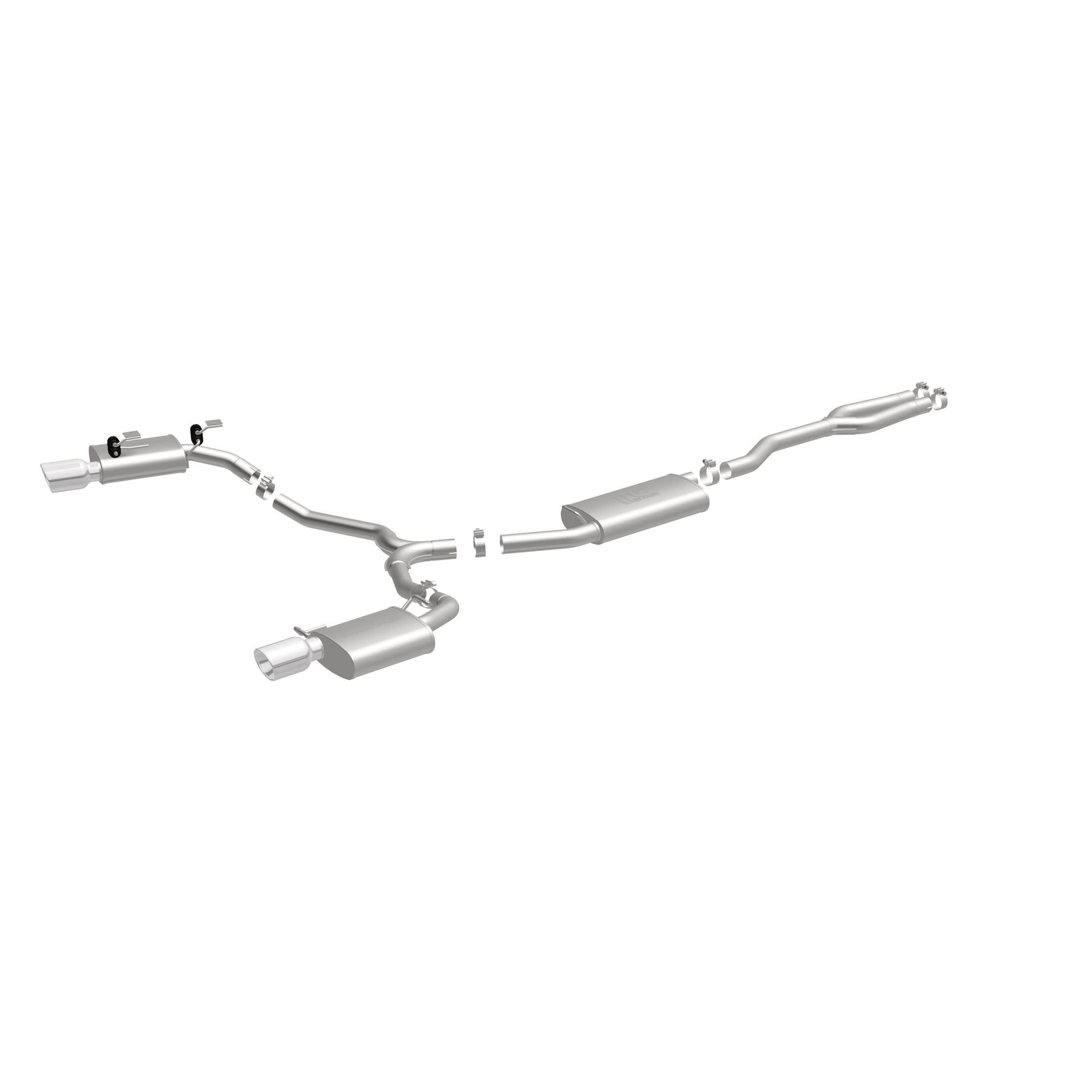 MagnaFlow Exhaust Products 16936 - Street Series Polished Cat-Back System 3