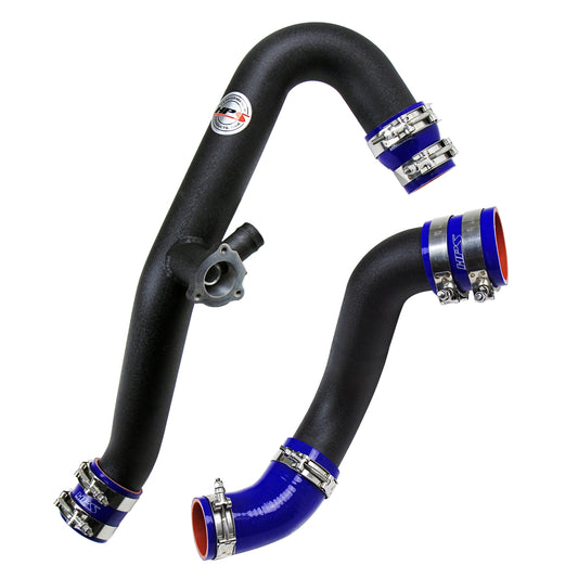 HPS Performance Hot And Cold Side Charge Pipe Kit 17-102WB Black