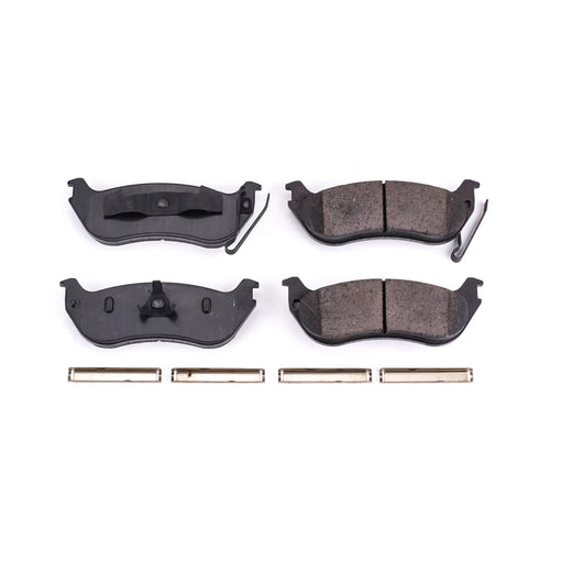 Power Stop 17-1109 PowerStop - Z17 Low-Dust Ceramic Brake Pads with Hardware