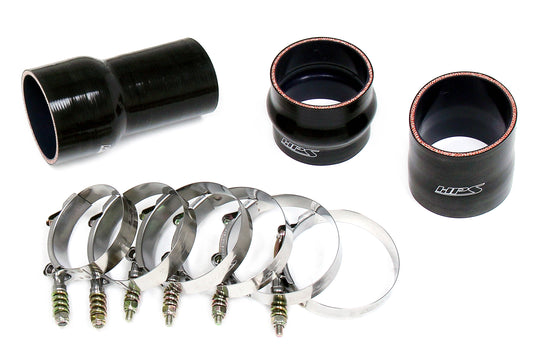 HPS Performance Hot And Cold Side Charge Pipe Kit 17-126WB Black