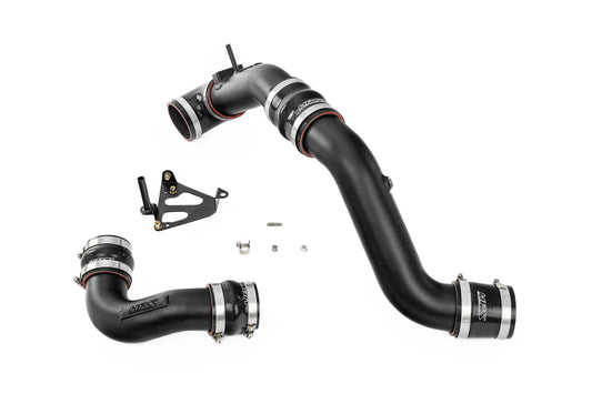 HPS Performance Hot And Cold Side Charge Pipe Kit 17-133WB Black