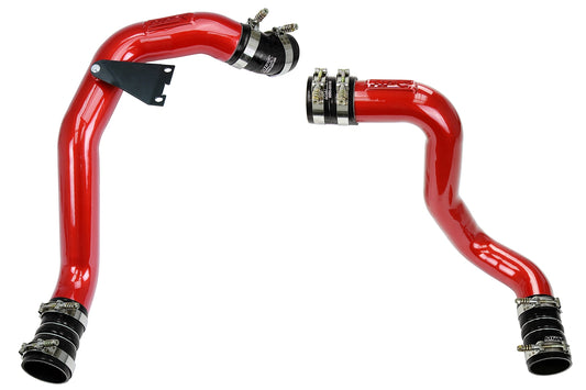 HPS Performance Hot And Cold Side Charge Pipe Kit 17-145R Red