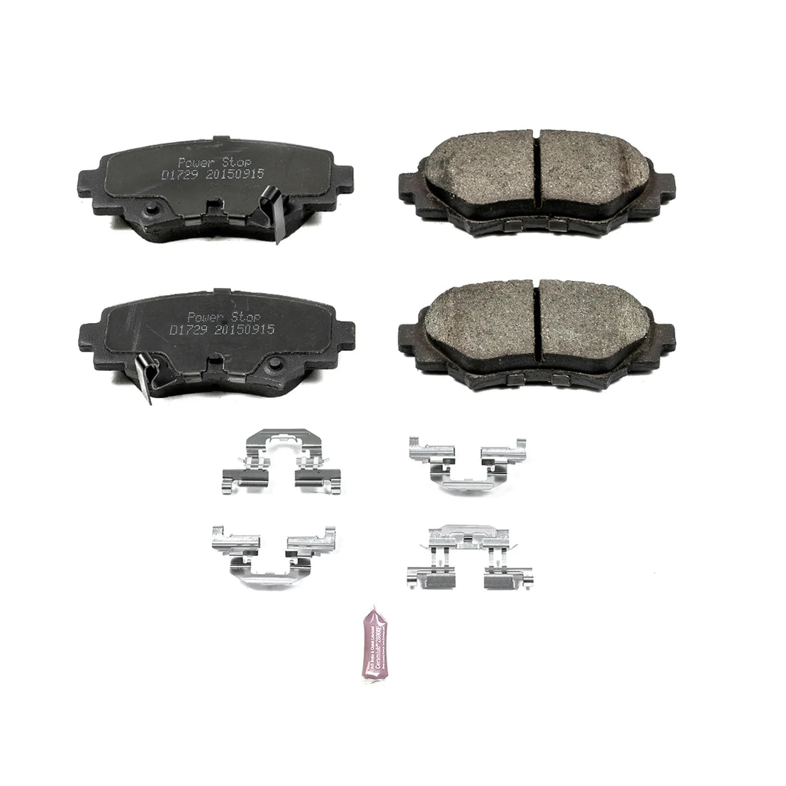 Power Stop 17-1729 2014-2018 Mazda 3 Disc Brake Pad Set