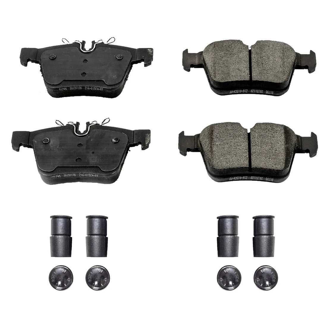 Power Stop 17-1795 2015-2023 Mercedes-Benz C300 Disc Brake Pad Set